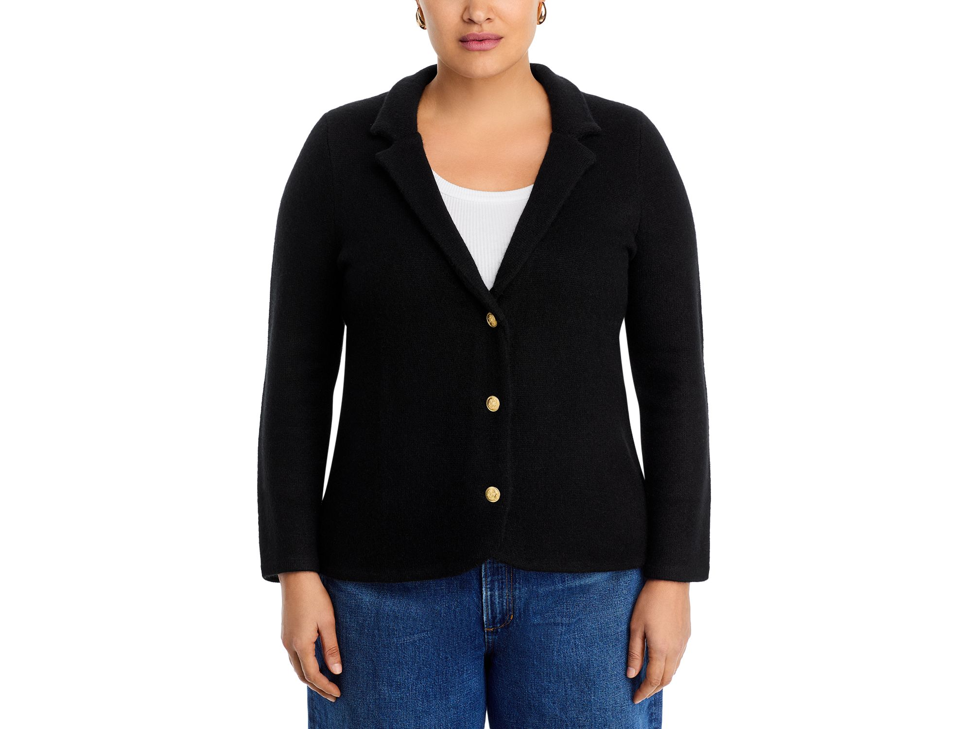 100% Cashmere Notch Lapel Blazer - Exclusive — Image 6