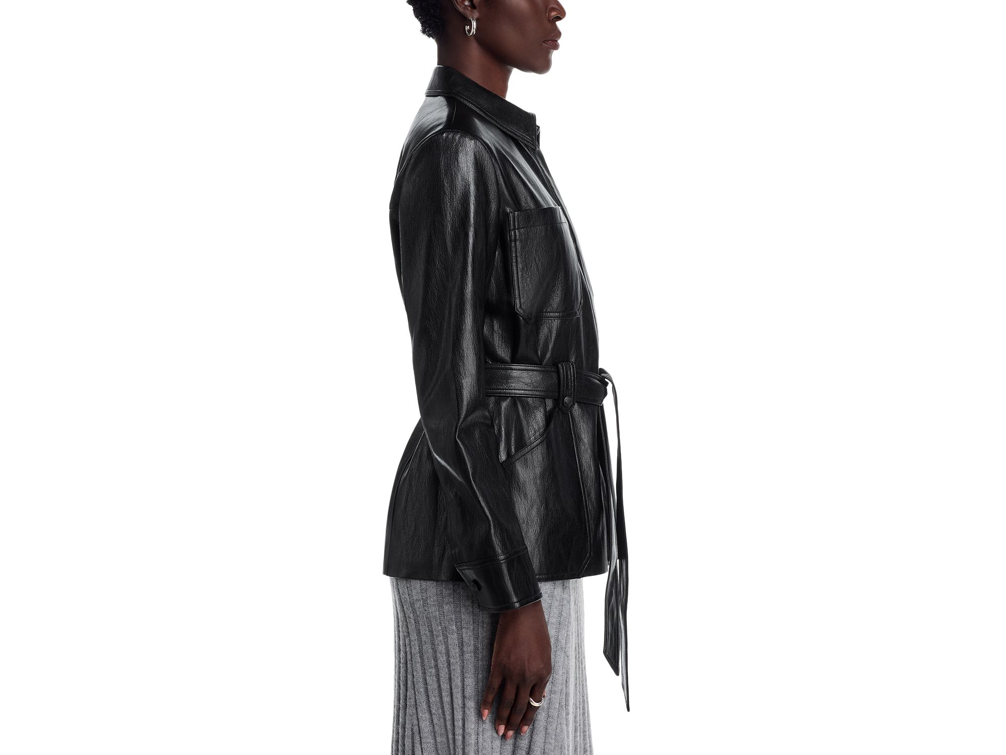 Rowan Faux Leather Jacket — Image 5