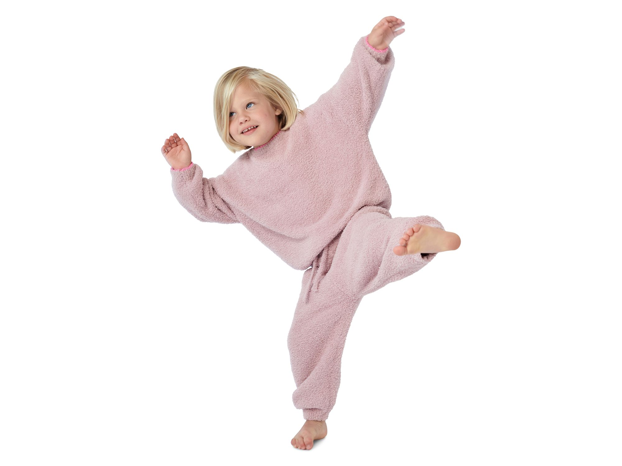 Unisex Fuzzy Boxy Lounge Pants - Baby, Little Kid — Image 13