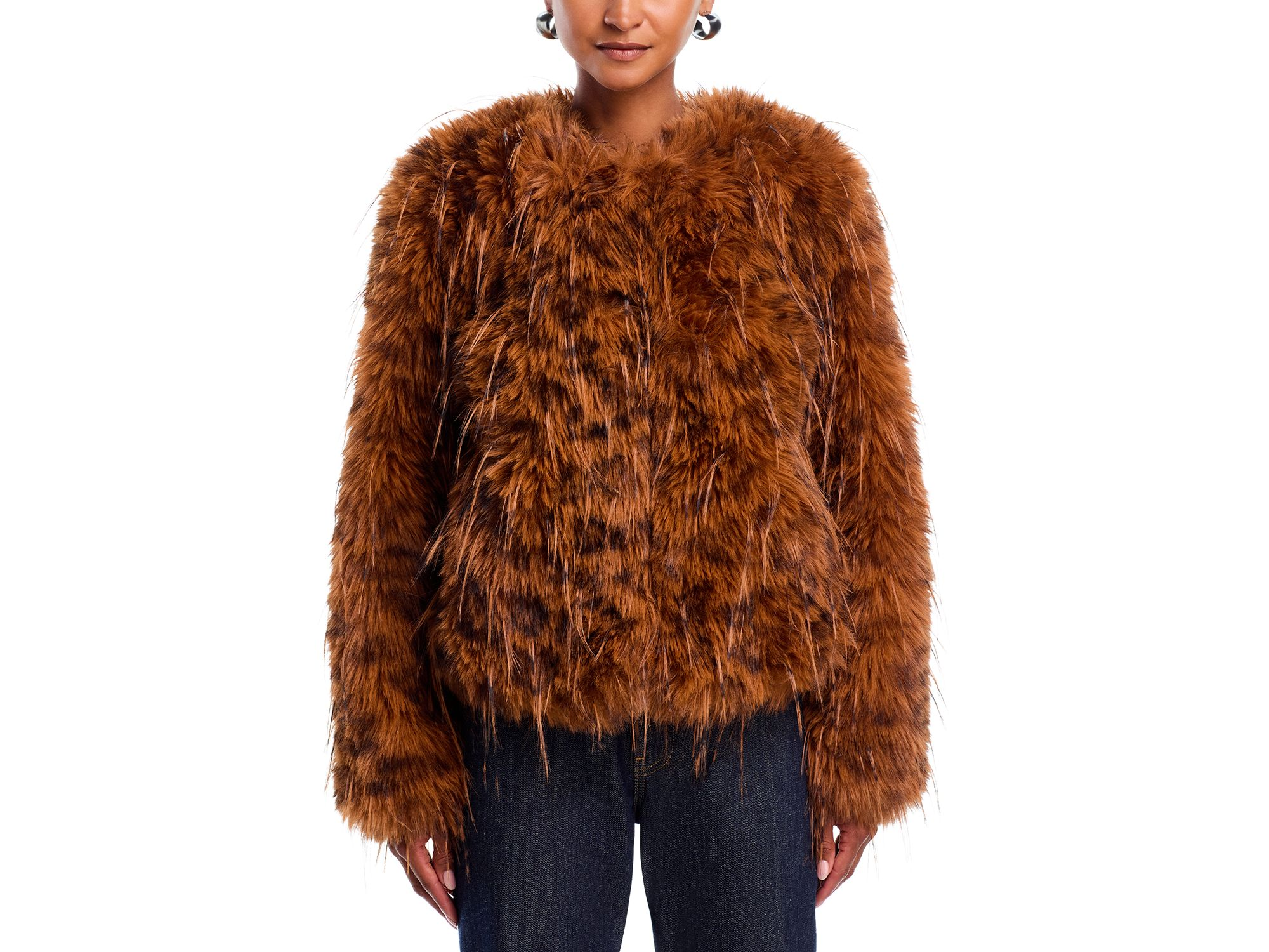 Faux Fur Toggle Jacket - Exclusive — Image 4