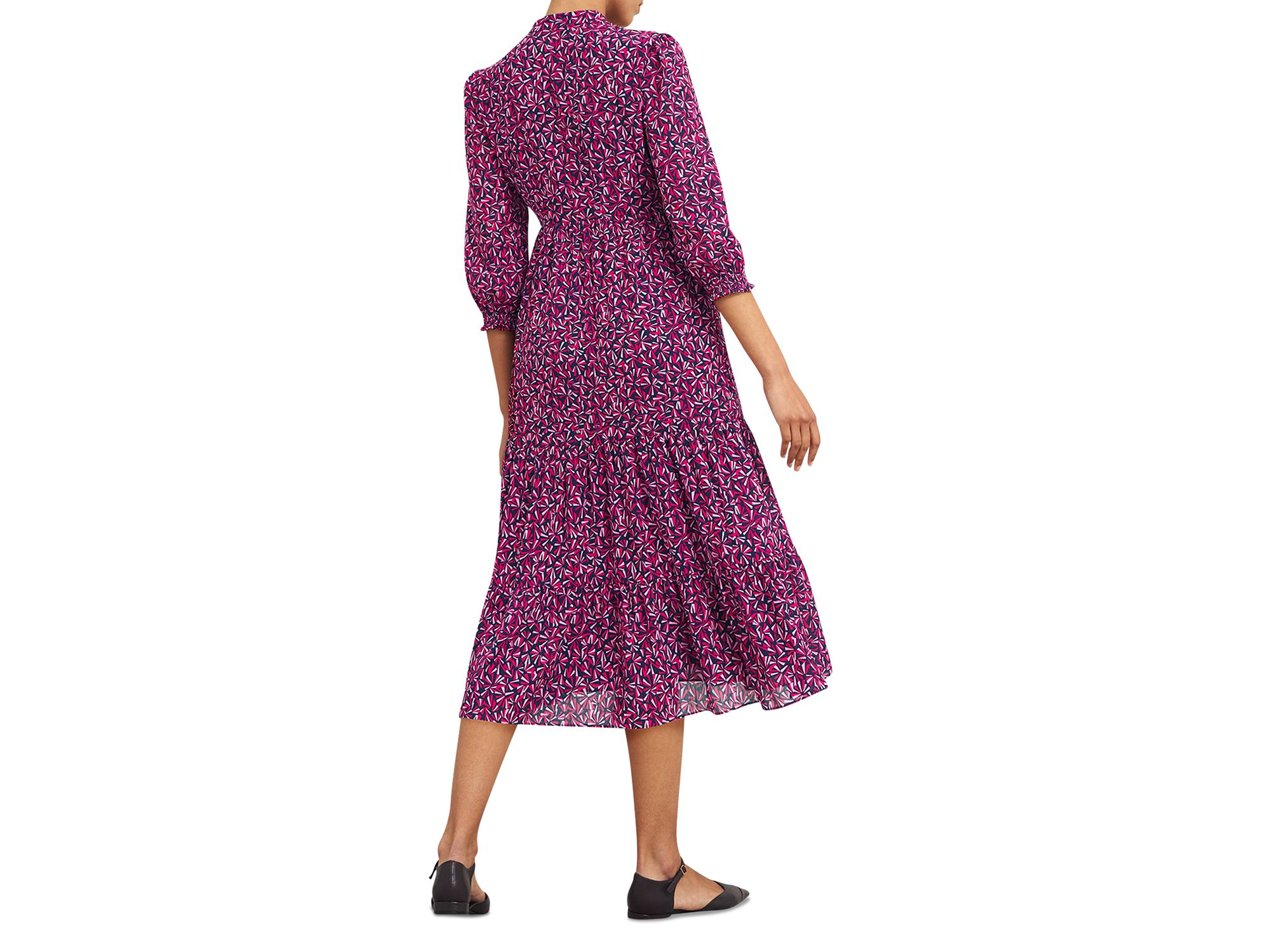 Freda Printed Tiered Midi Dress — Image 6