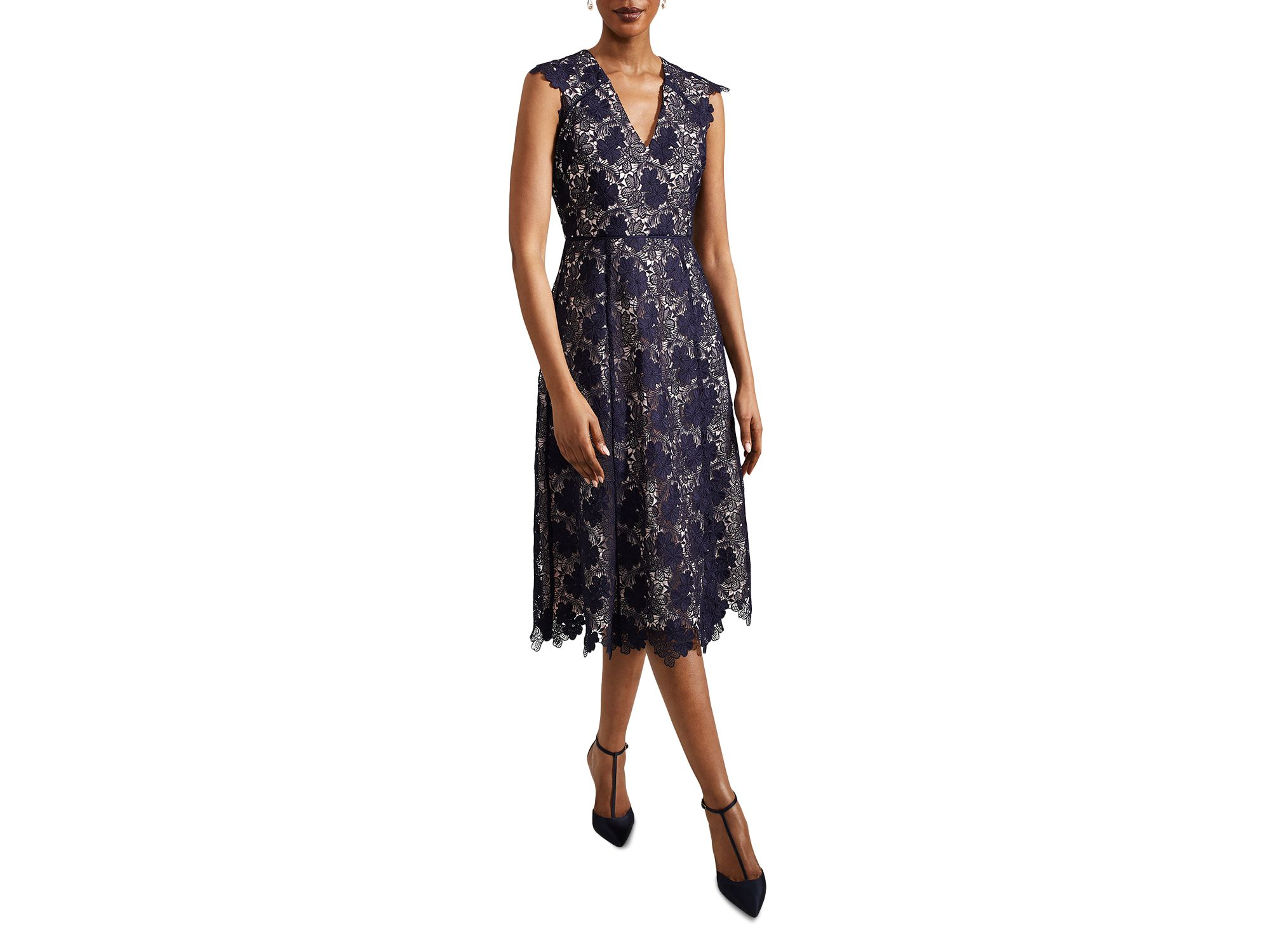 Hannah Lace Midi Dress — Image 8