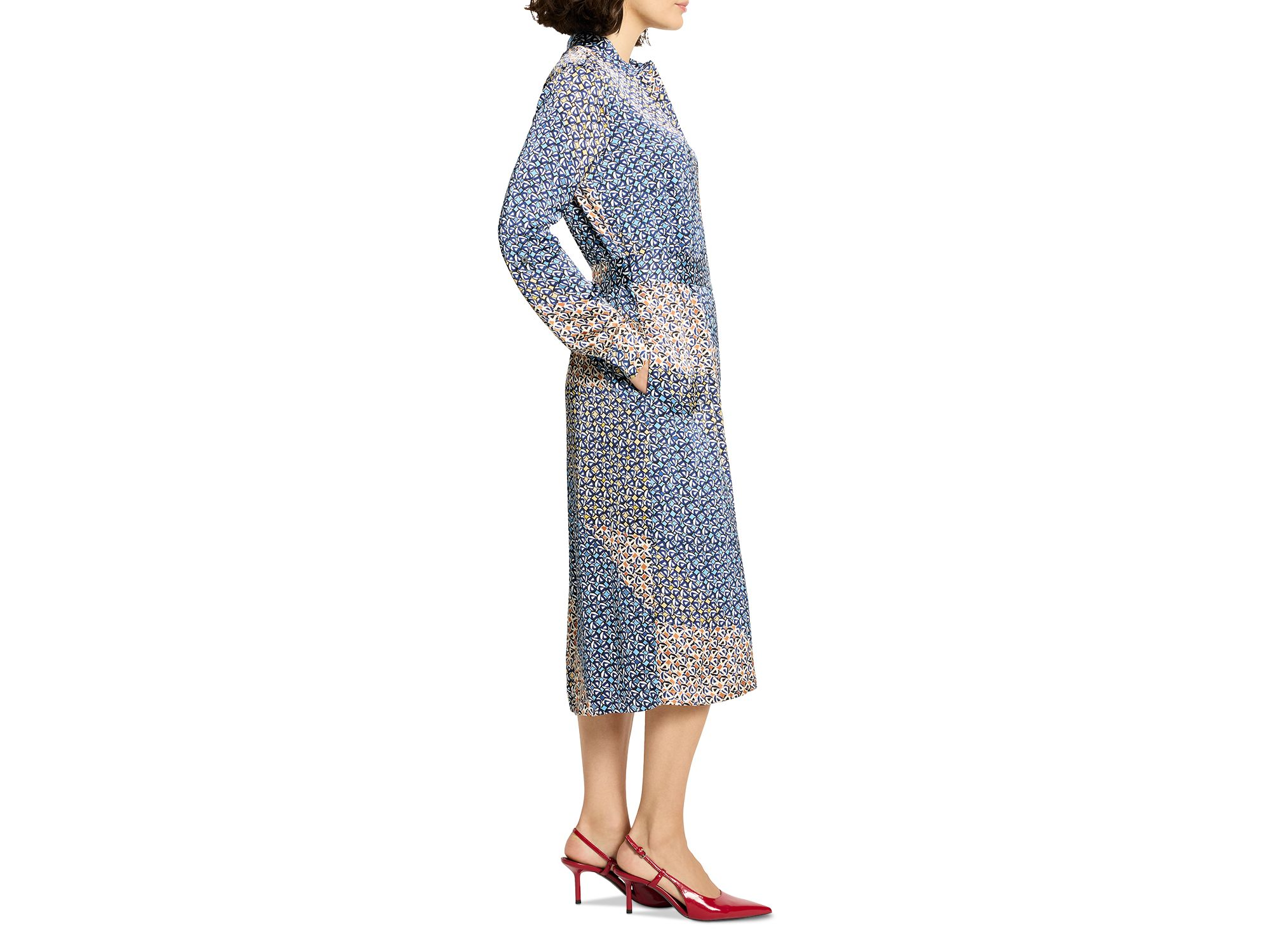 Blair Monogram Mix Shirtdress — Image 3