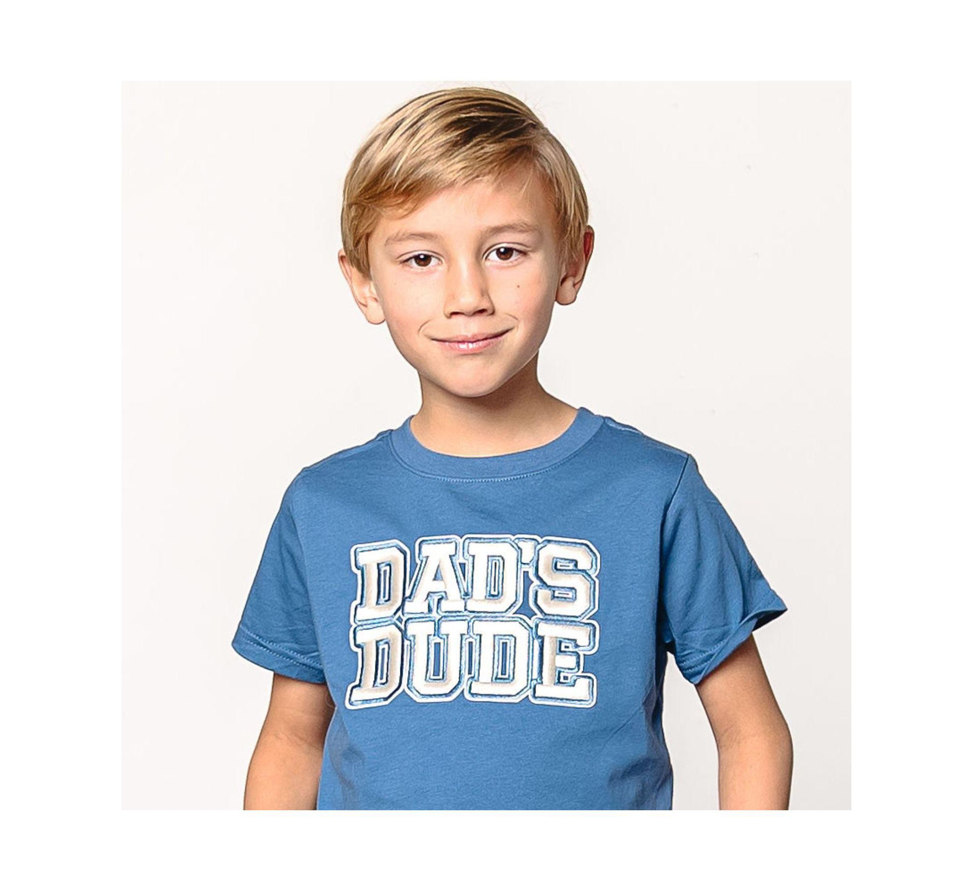 Boys' Dad's Dude Patch Short Sleeve T-Shirt - Little Kid, Big Kid — Image 3