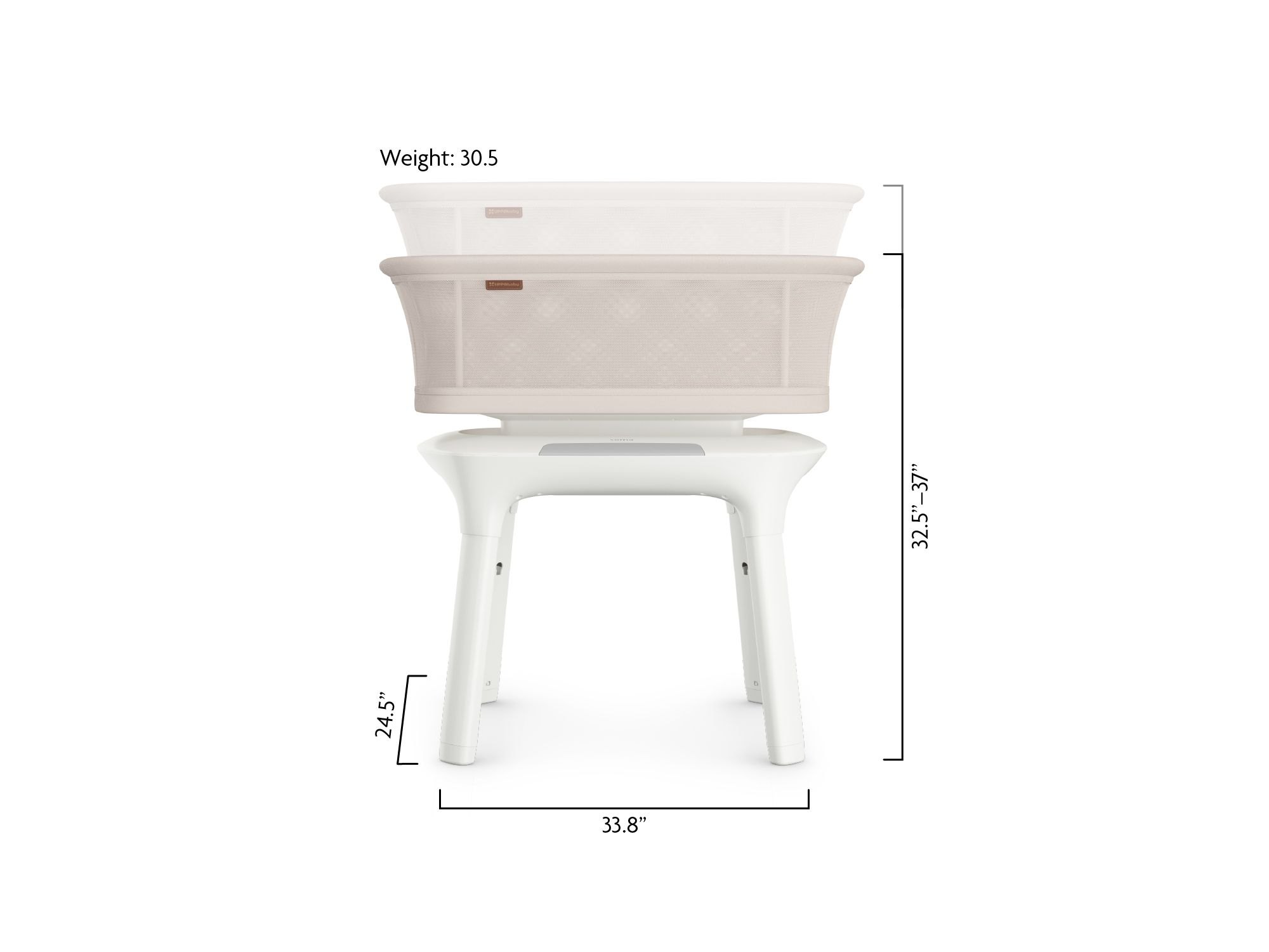 Soma Smart Bassinet - Charlie - Sand Mélange — Image 8