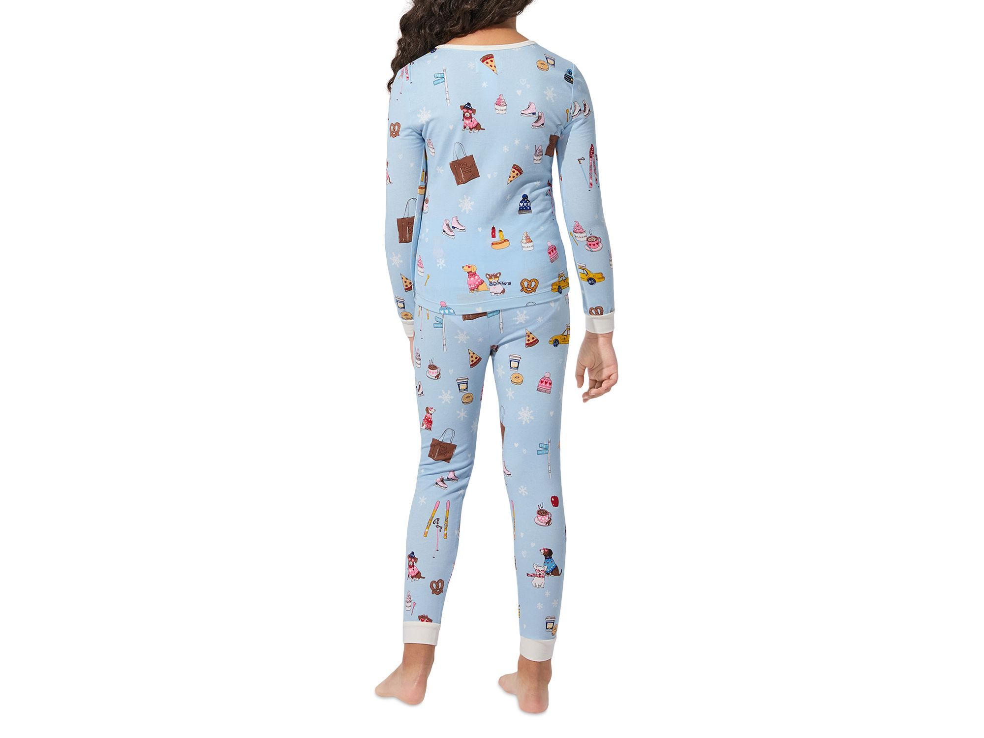 Unisex Long Sleeved Pajama Set, Little Kid, Big Kid - Exclusive — Image 4