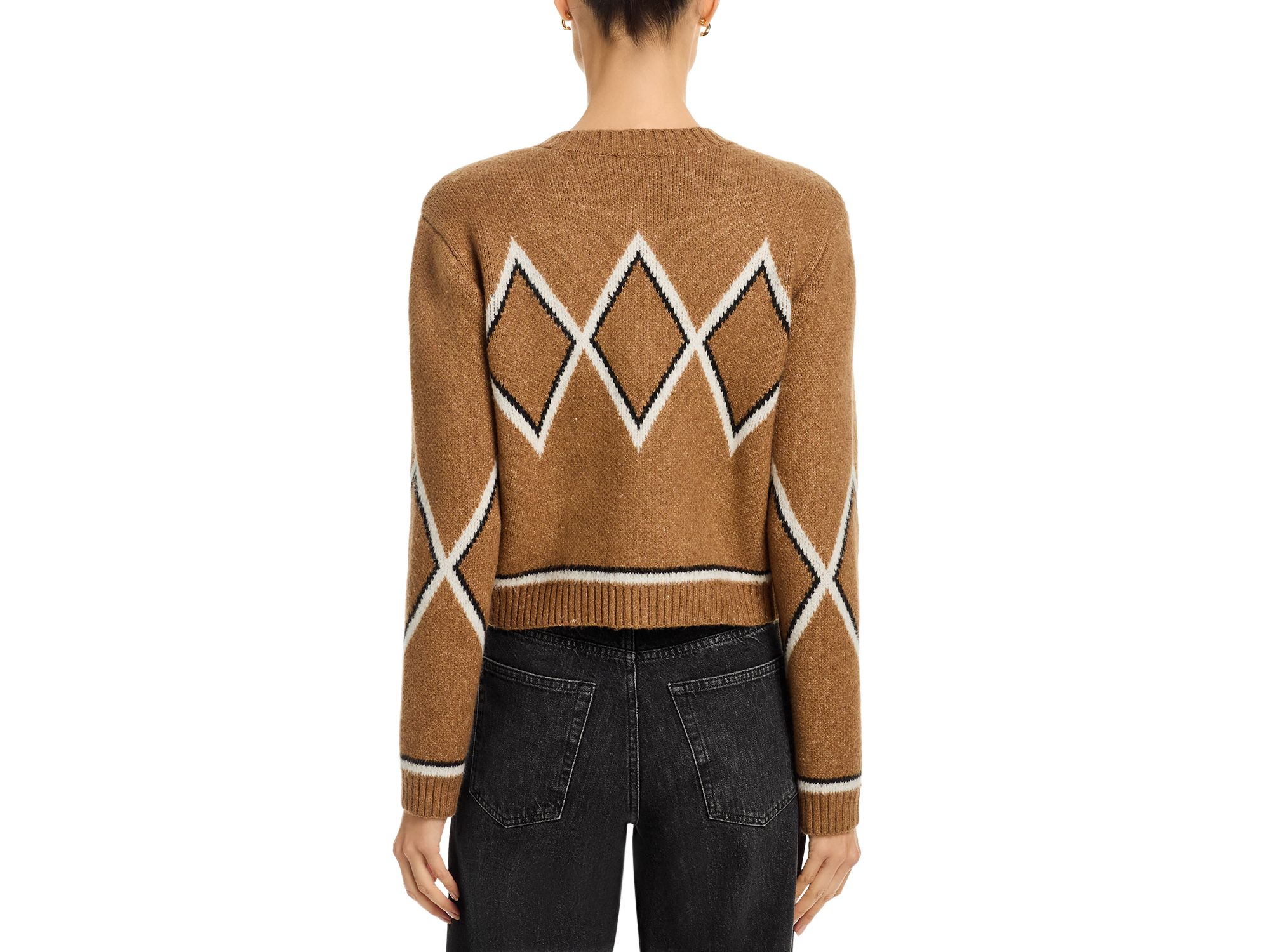 Argyle Cardigan Sweater - Exclusive — Image 3