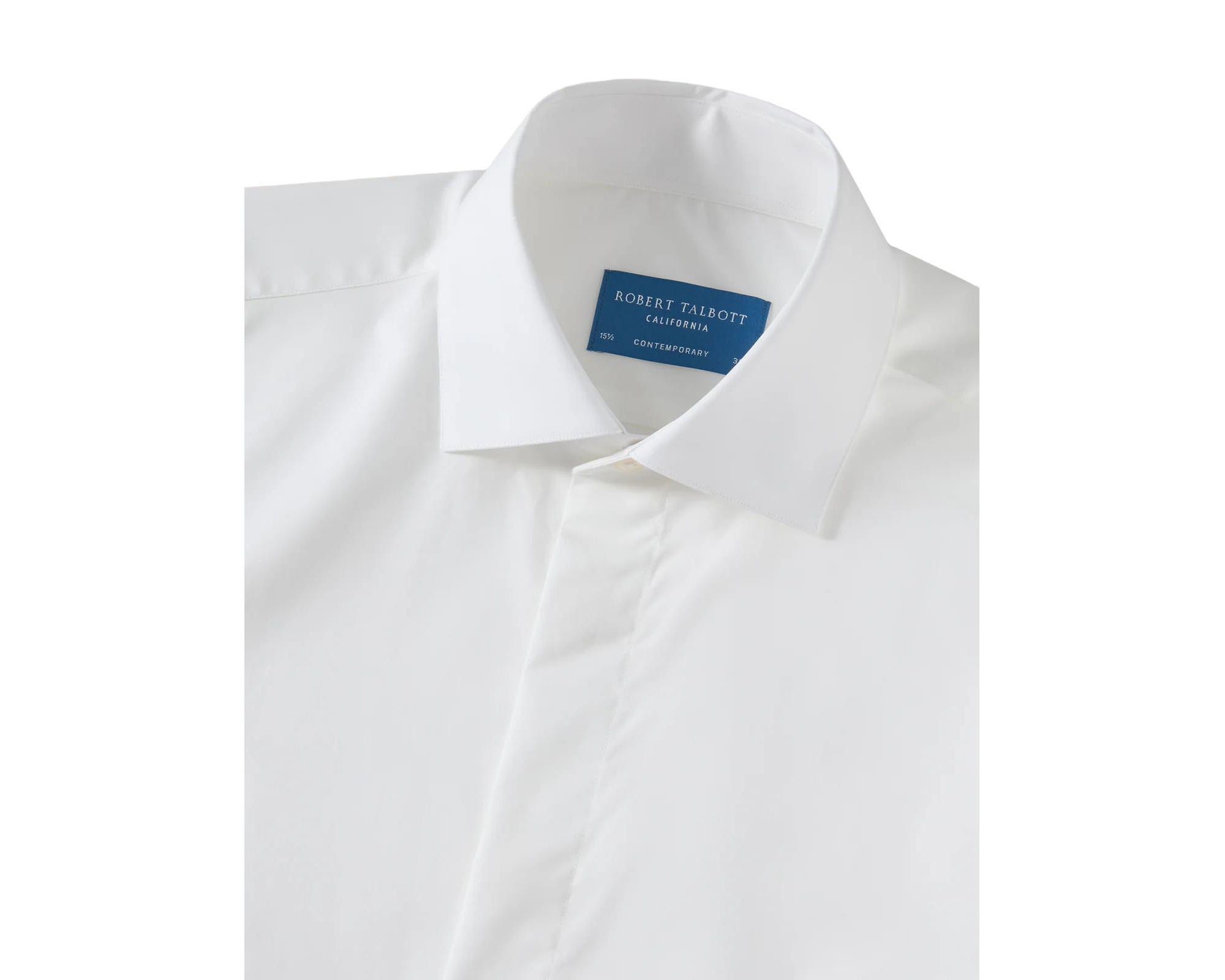 Reynolds Hidden Placket Formal Contemporary Fit Shirt — Image 3