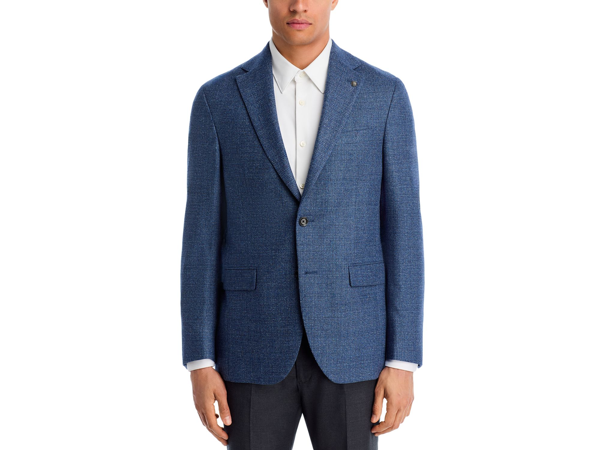 Midland Textured Solid Regular Fit Sport Coat — Image 4