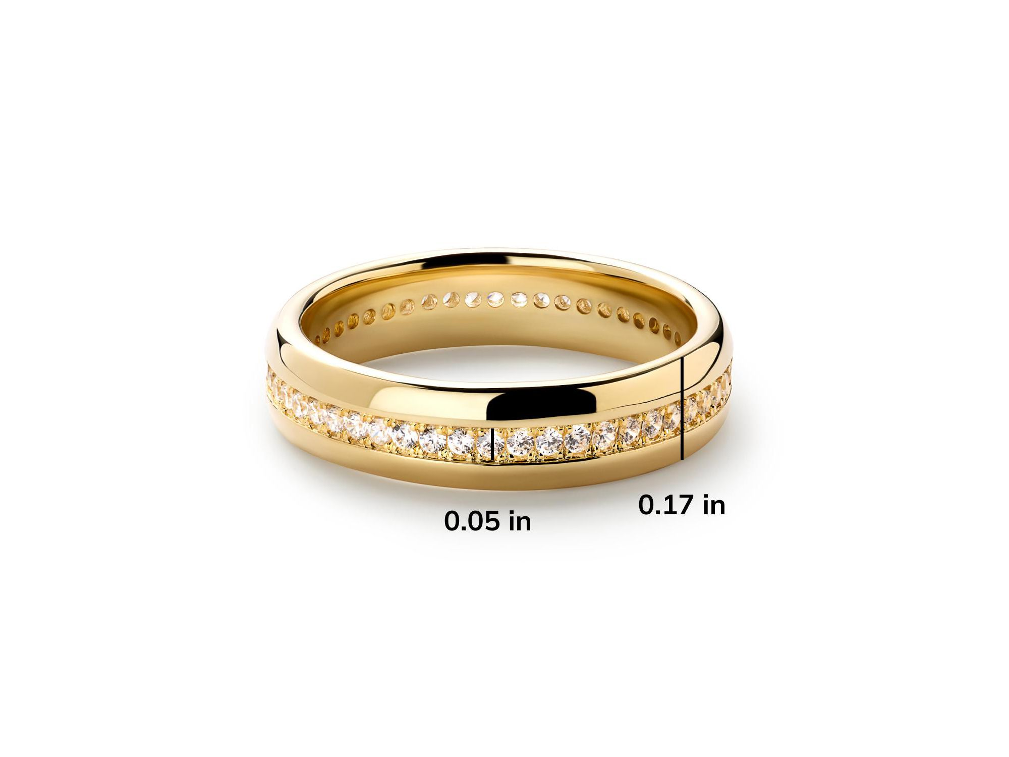Thatcher Brass Gold Band Ring — Image 5