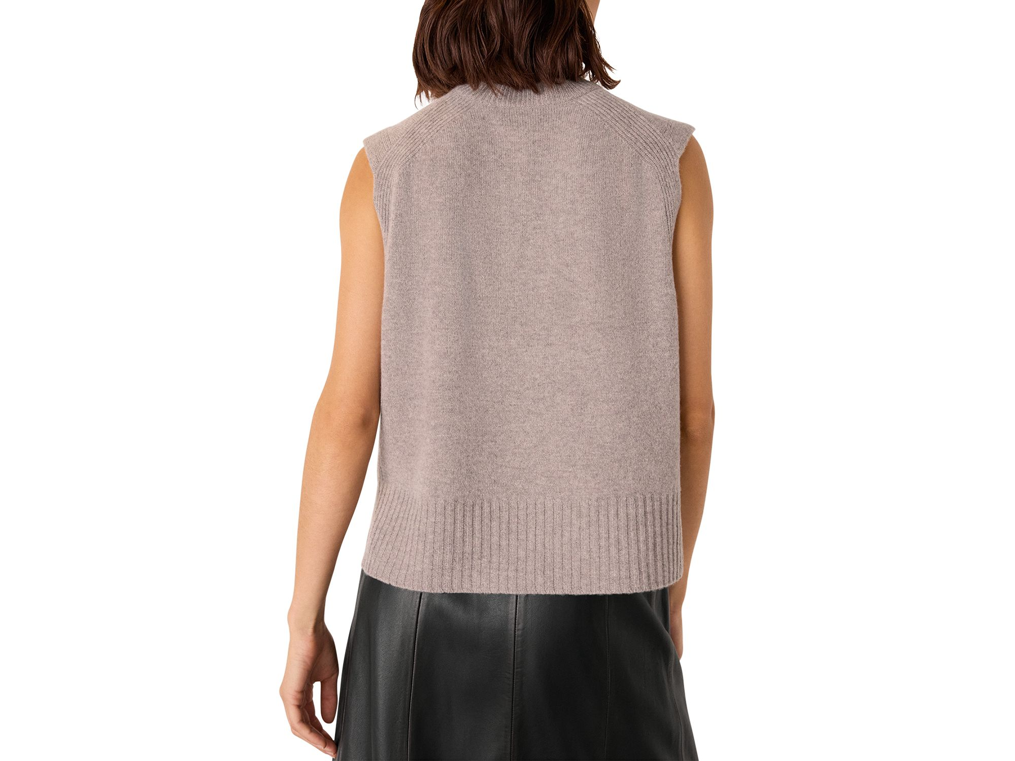 Sleeveless Wool Top — Image 3
