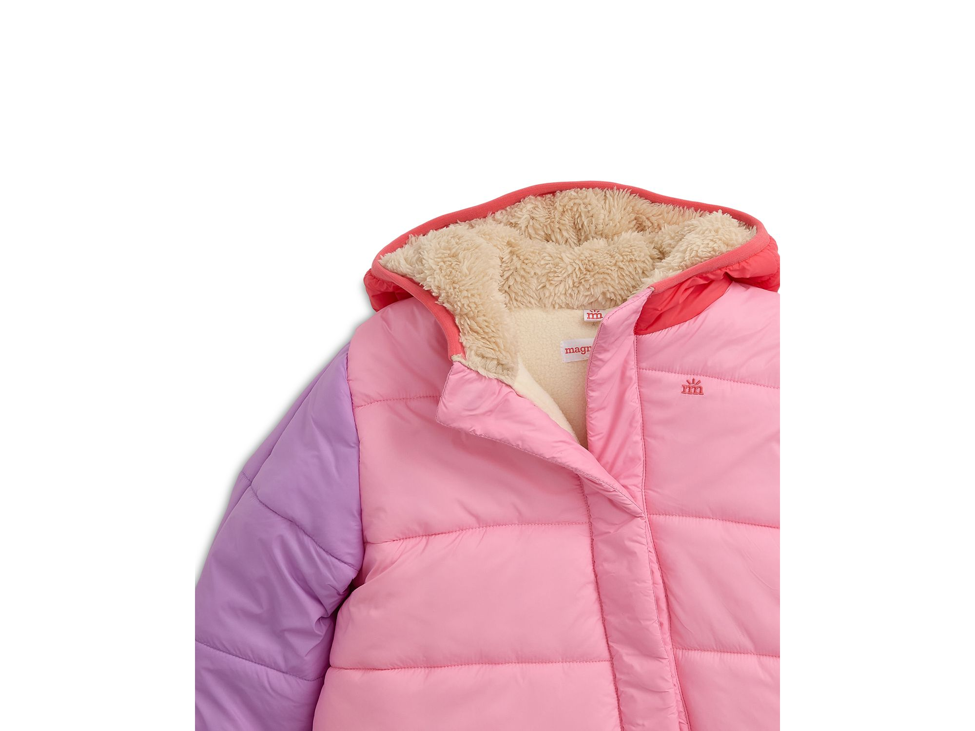 Girls' Rose Quartz Color Blocked Pram Suit - Baby — Image 3