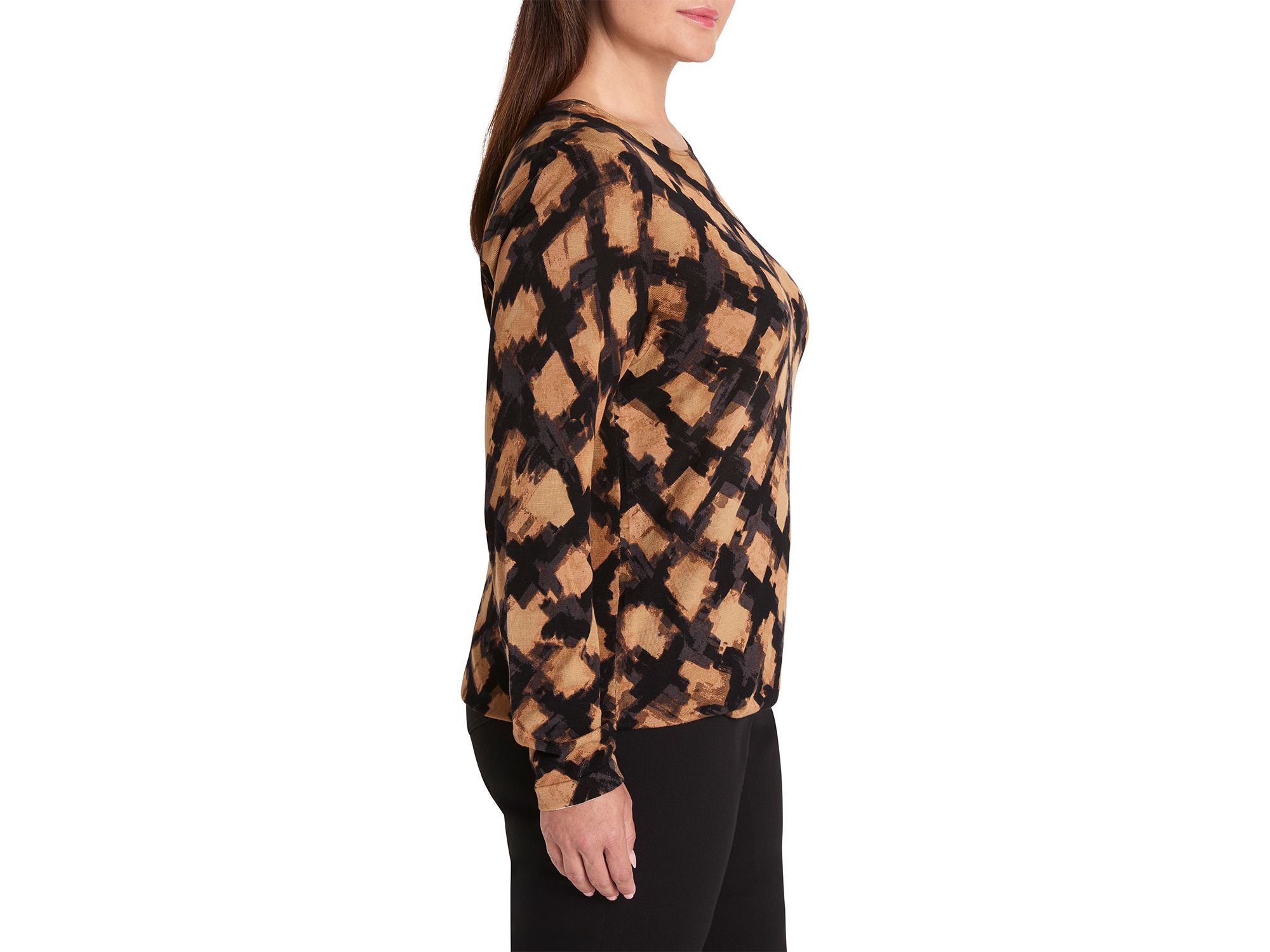 Glowy Check Sweater — Image 3