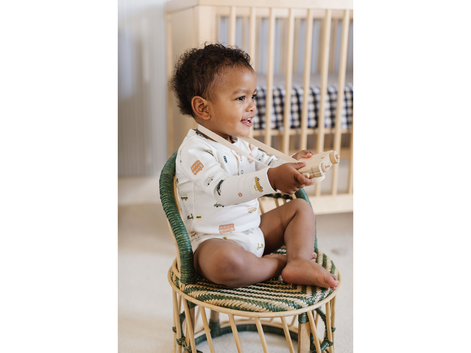 Unisex Henley One Piece - Baby — Image 3