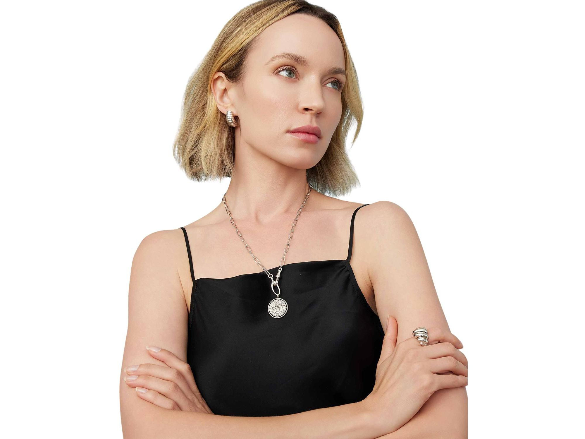 Sterling Lady Finger Drop Earrings — Image 4