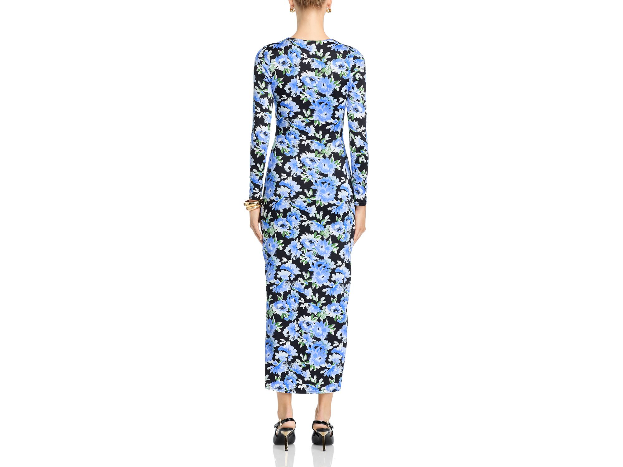 Ruched Midi Dress - Exclusive — Image 3