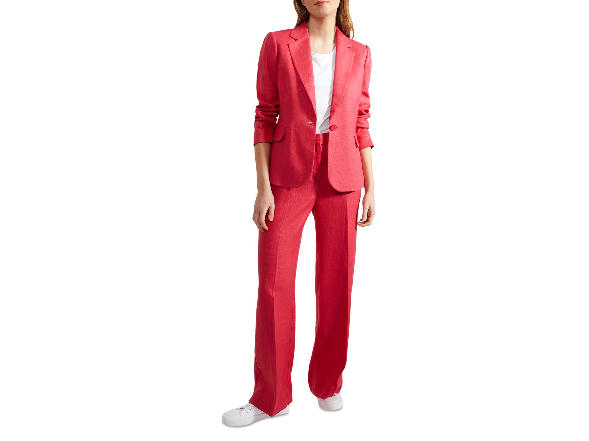 Mirabel Linen Single Breasted Jacket — Image 5