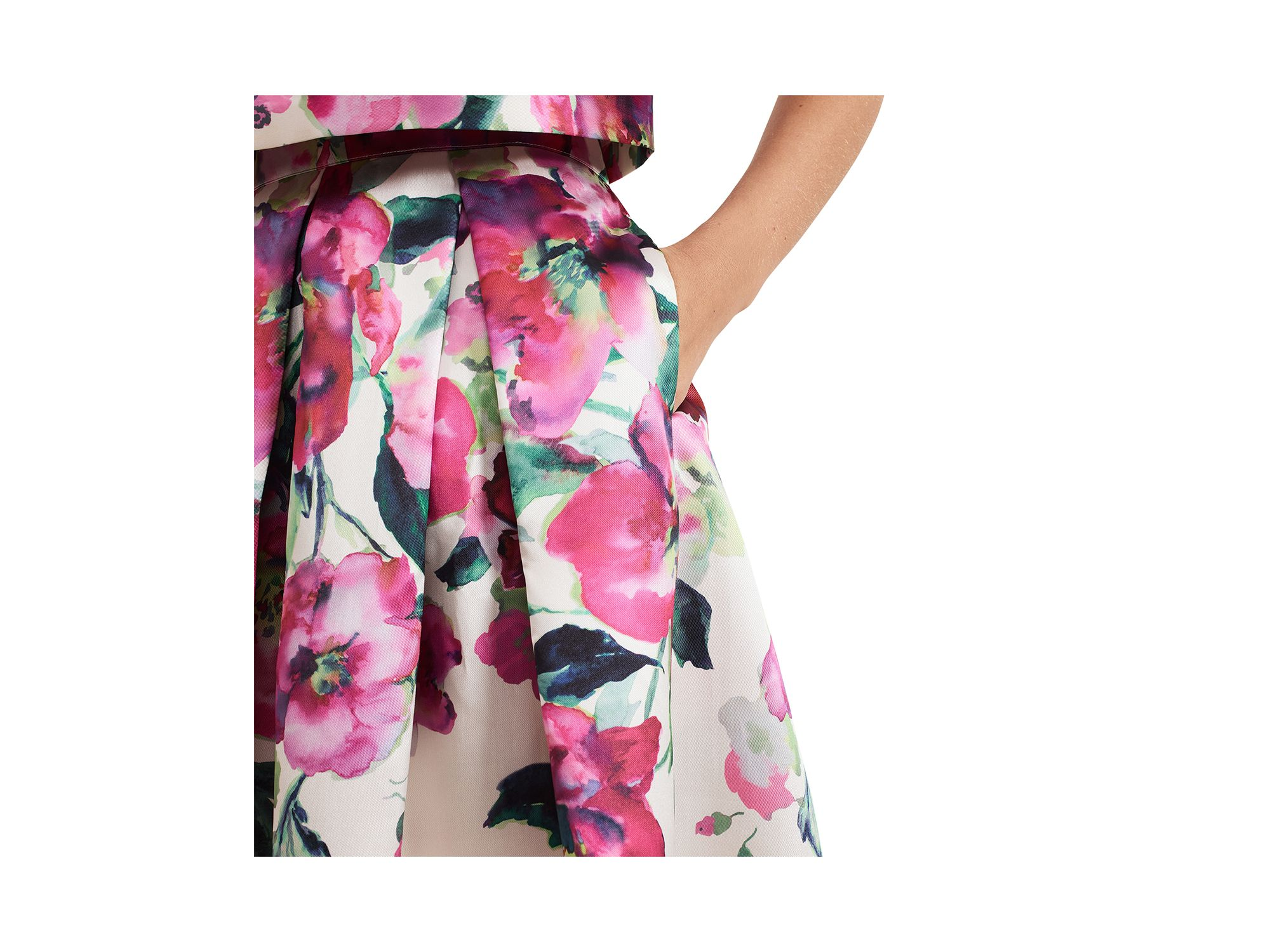 Celeste Floral Border Skirt — Image 3