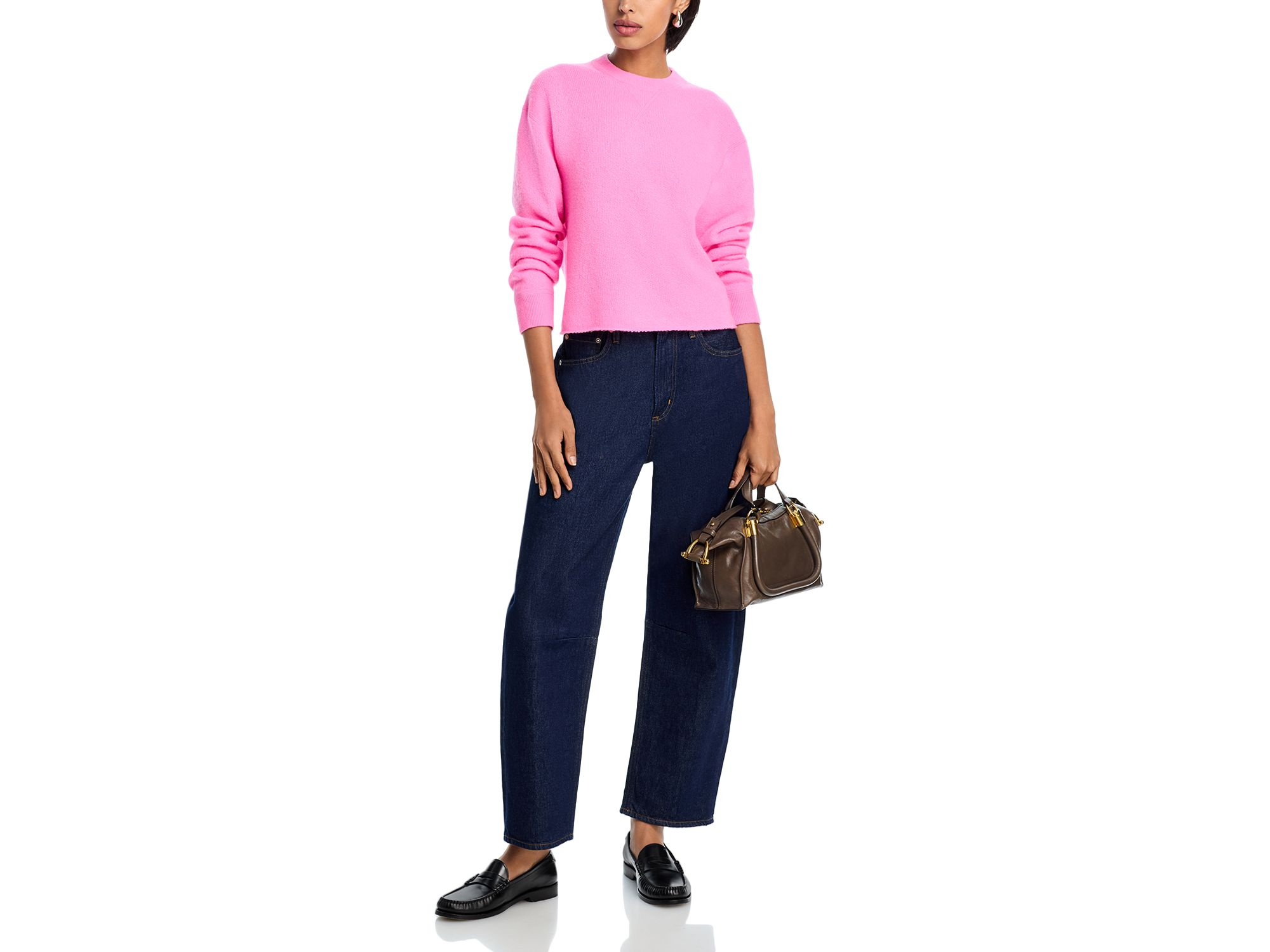 100% Cashmere Cropped Sweater - Exclusive — Image 5