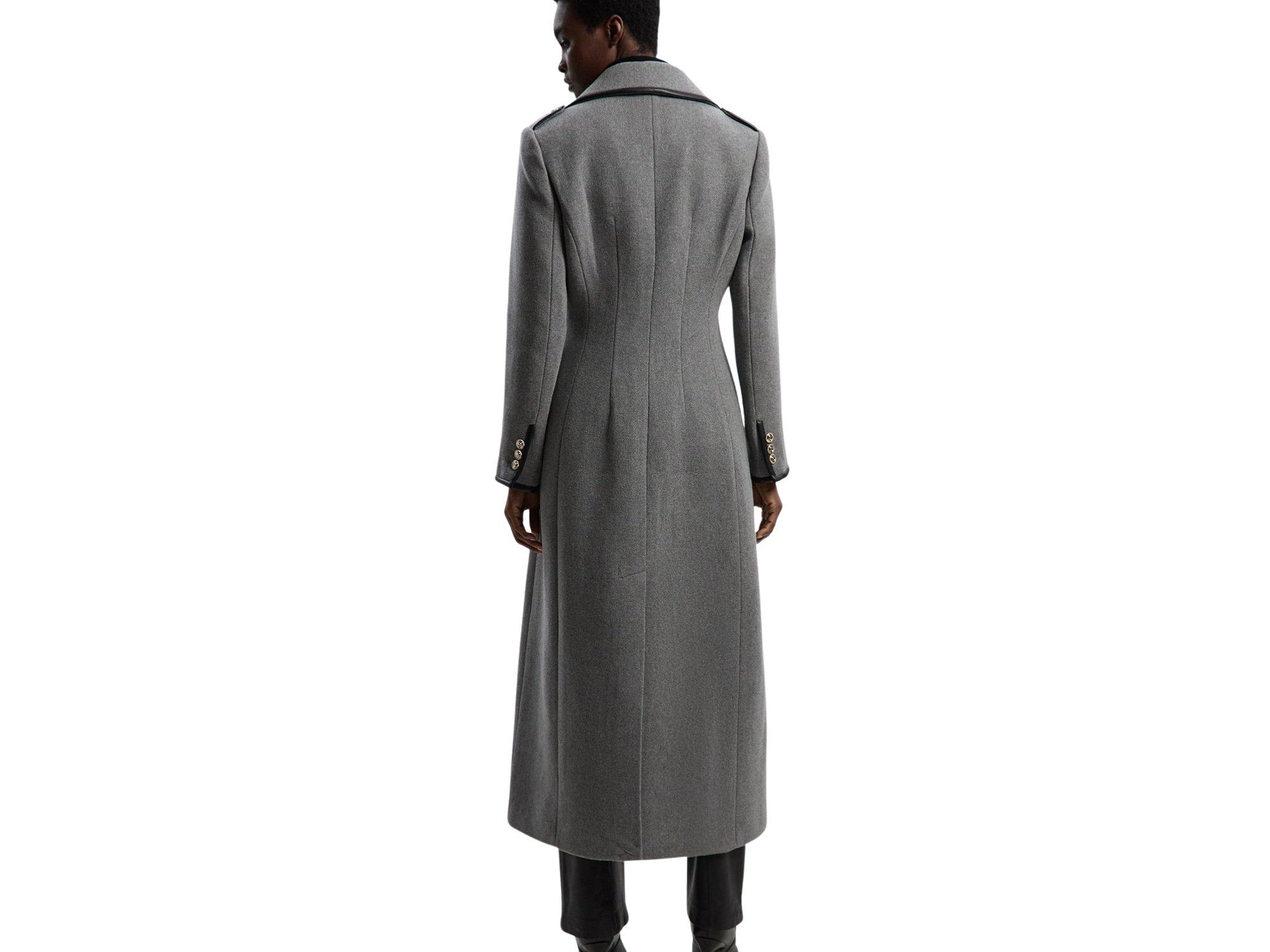 Military Tailored Midi Coat — Image 4