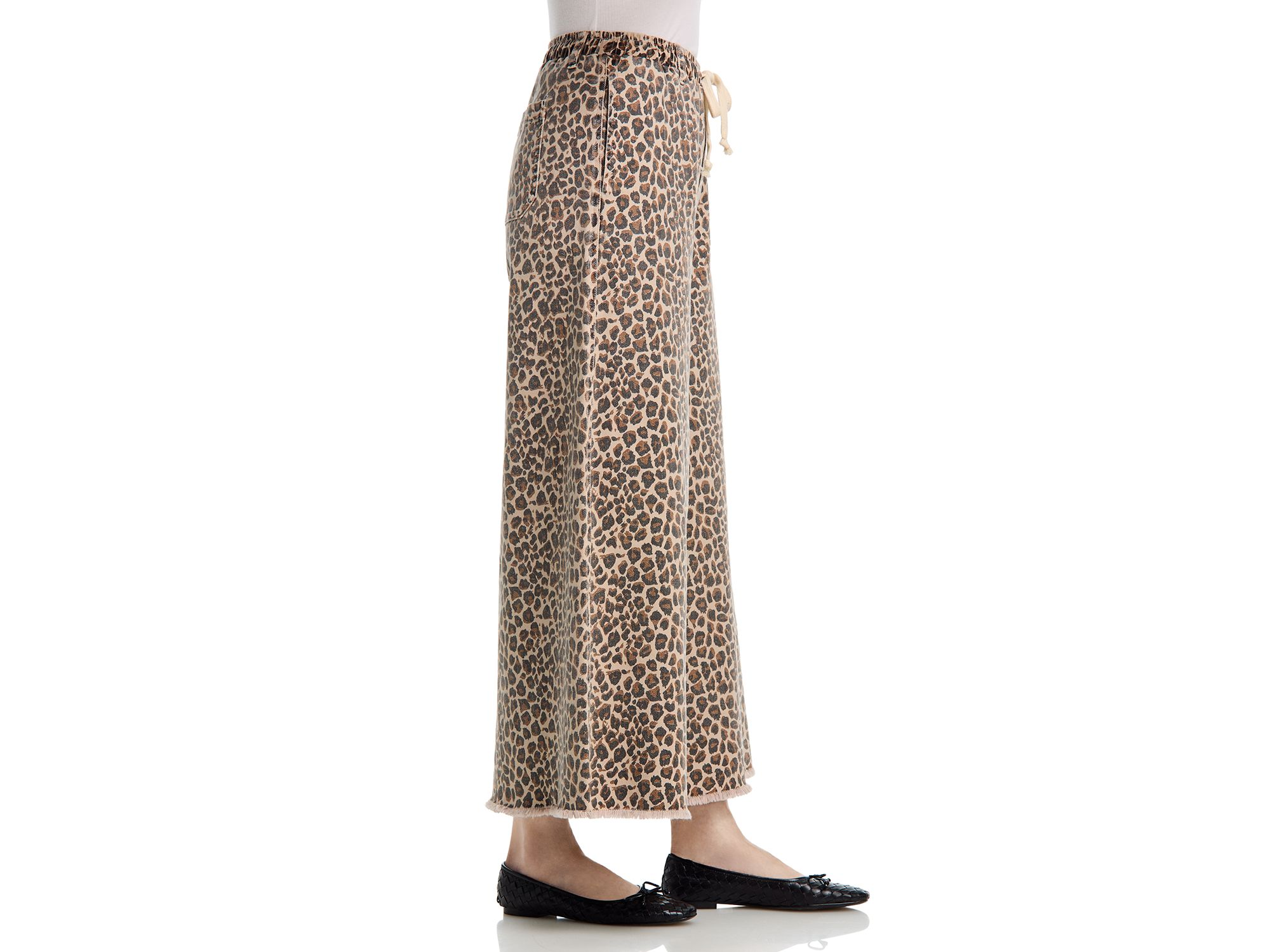 Denim Wide Leg Pants — Image 5