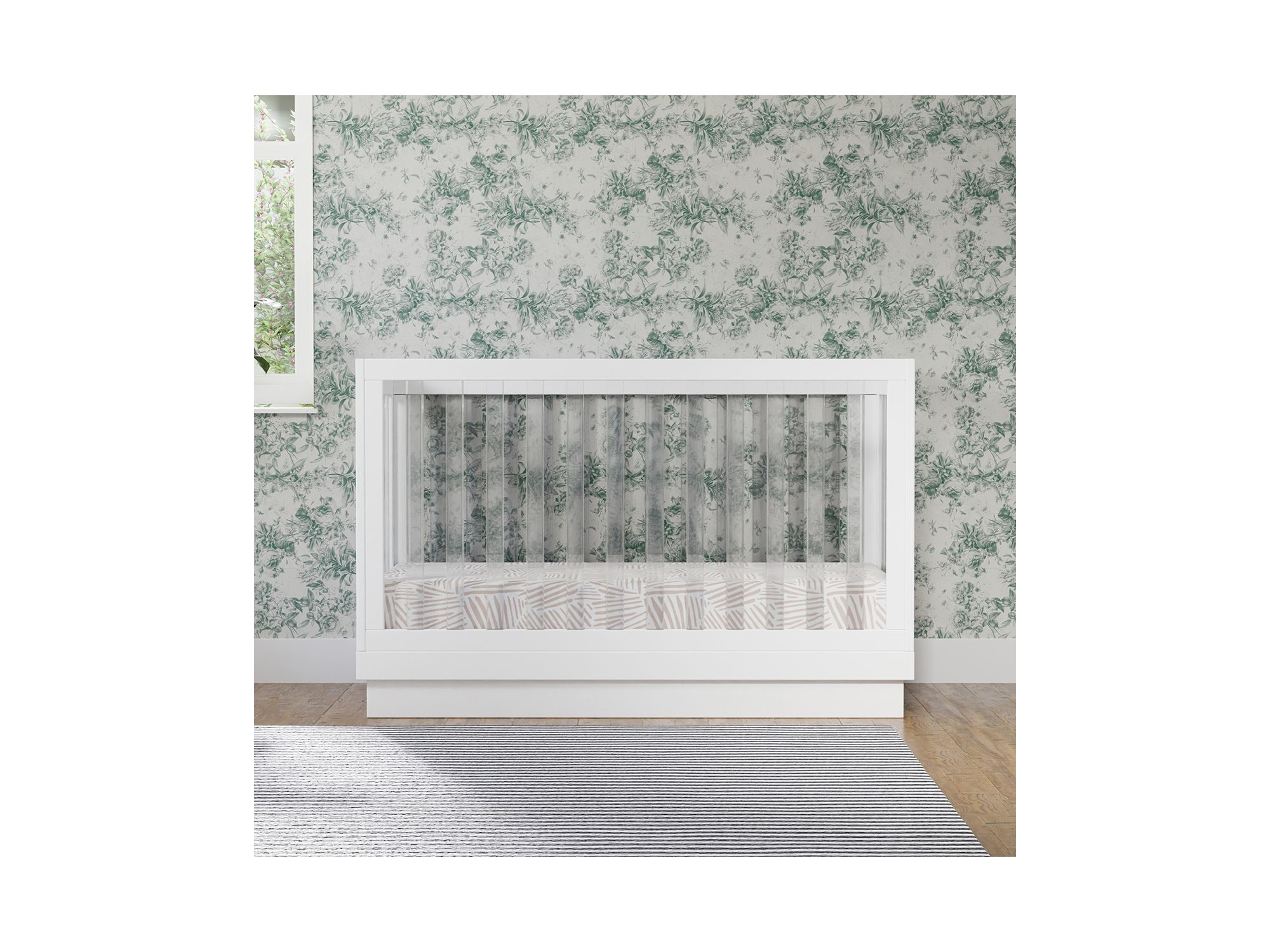 Harlow Acrylic 3-in-1 Convertible Crib — Image 5