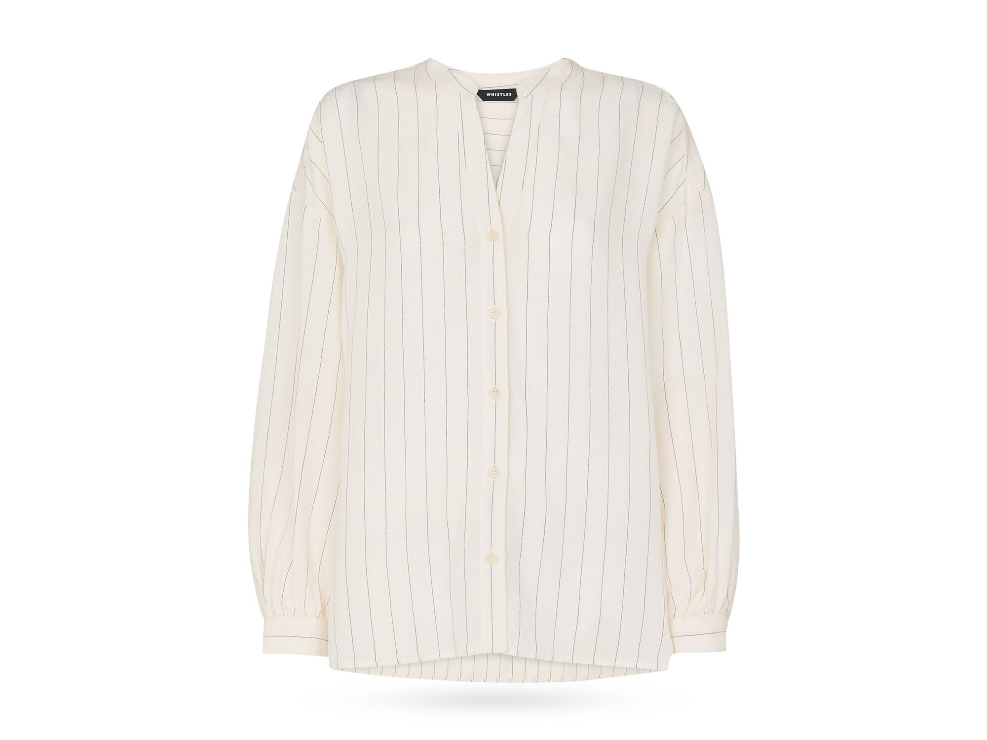 Stripe Long Sleeve Blouse — Image 4