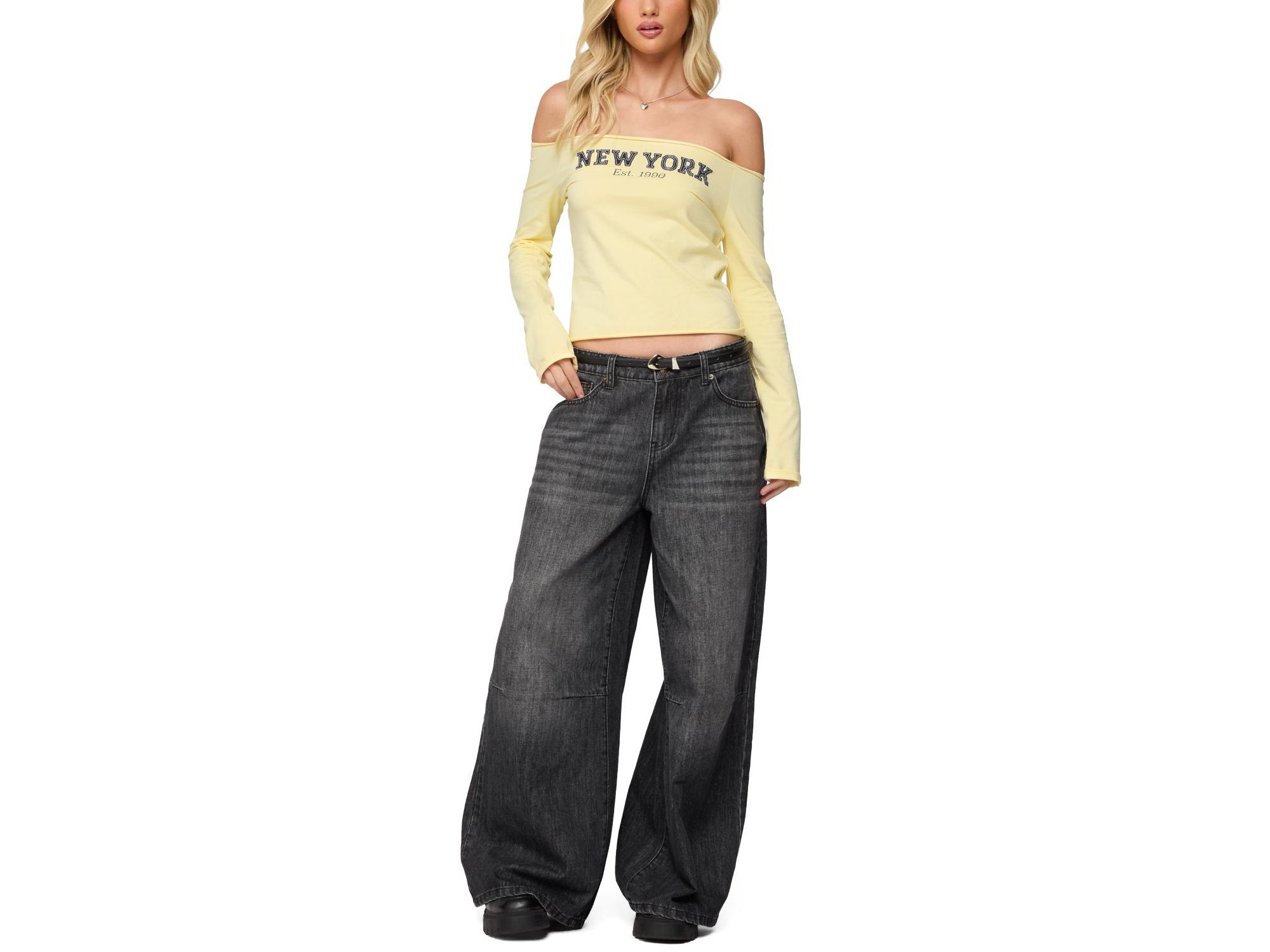 New York Babe Off Shoulder Top — Image 5