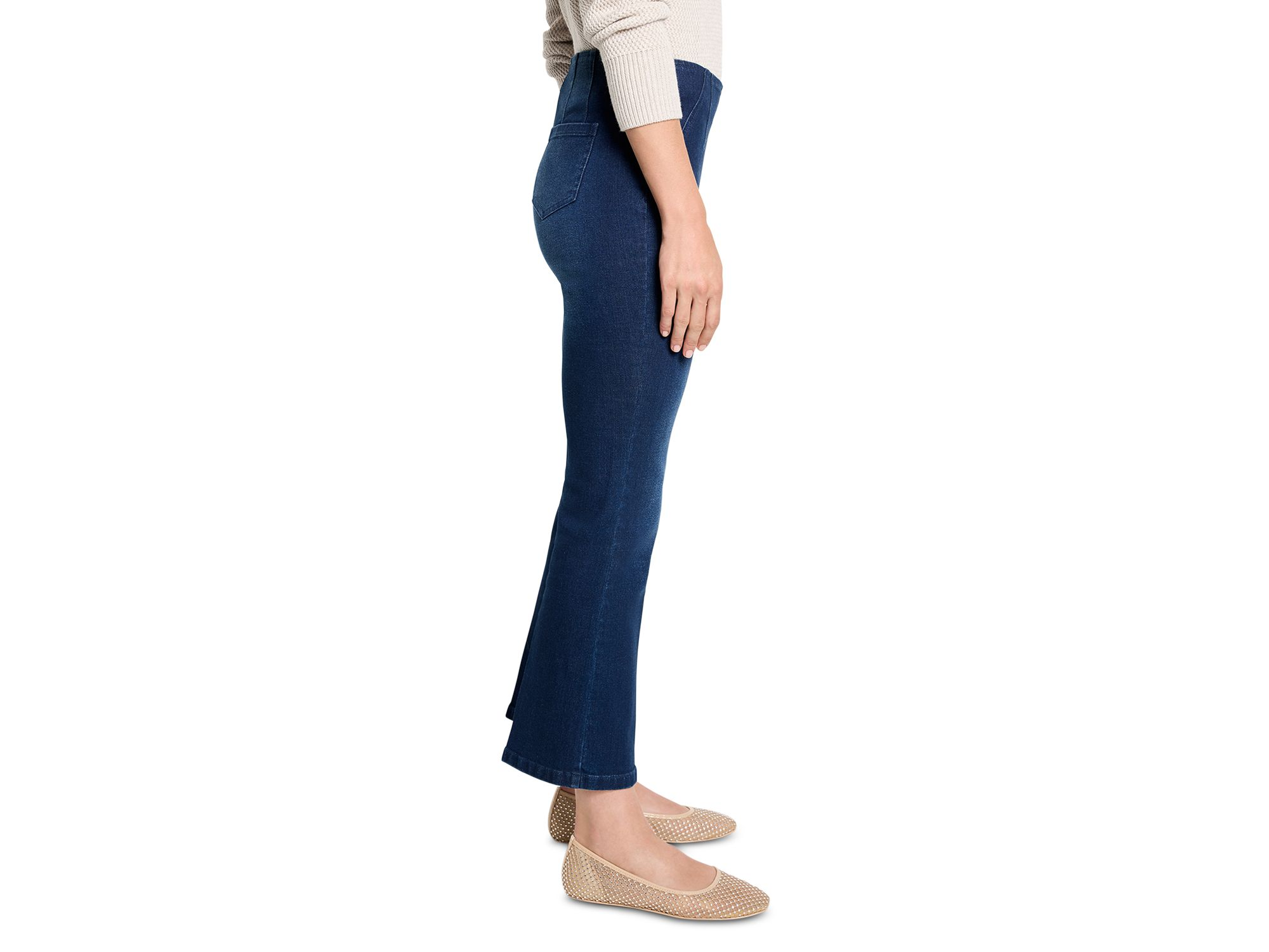 Berkeley Pull On Bootcut Jeans in Twilight — Image 5