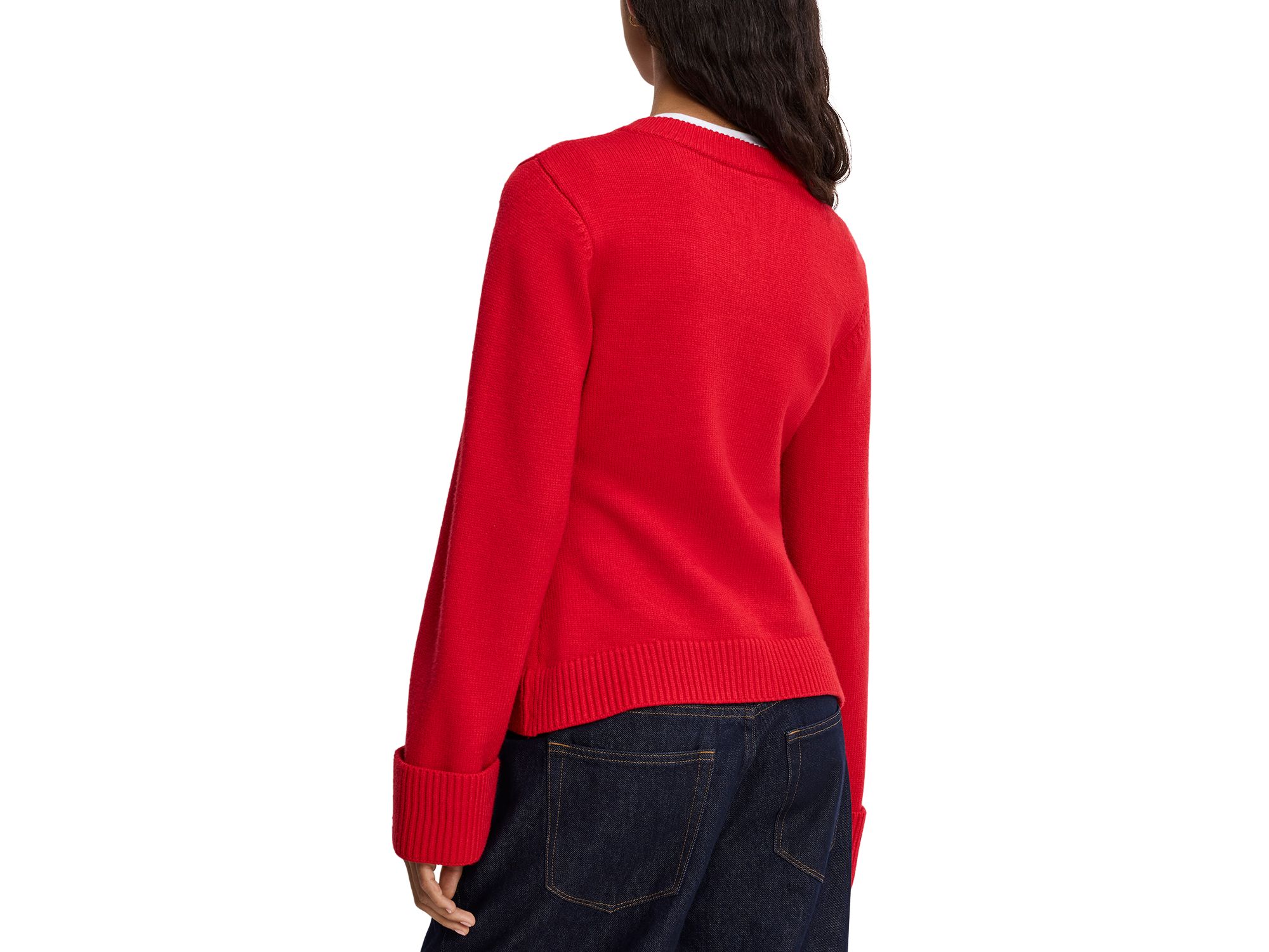 Button Front Knit Cardigan, image 3 of 5