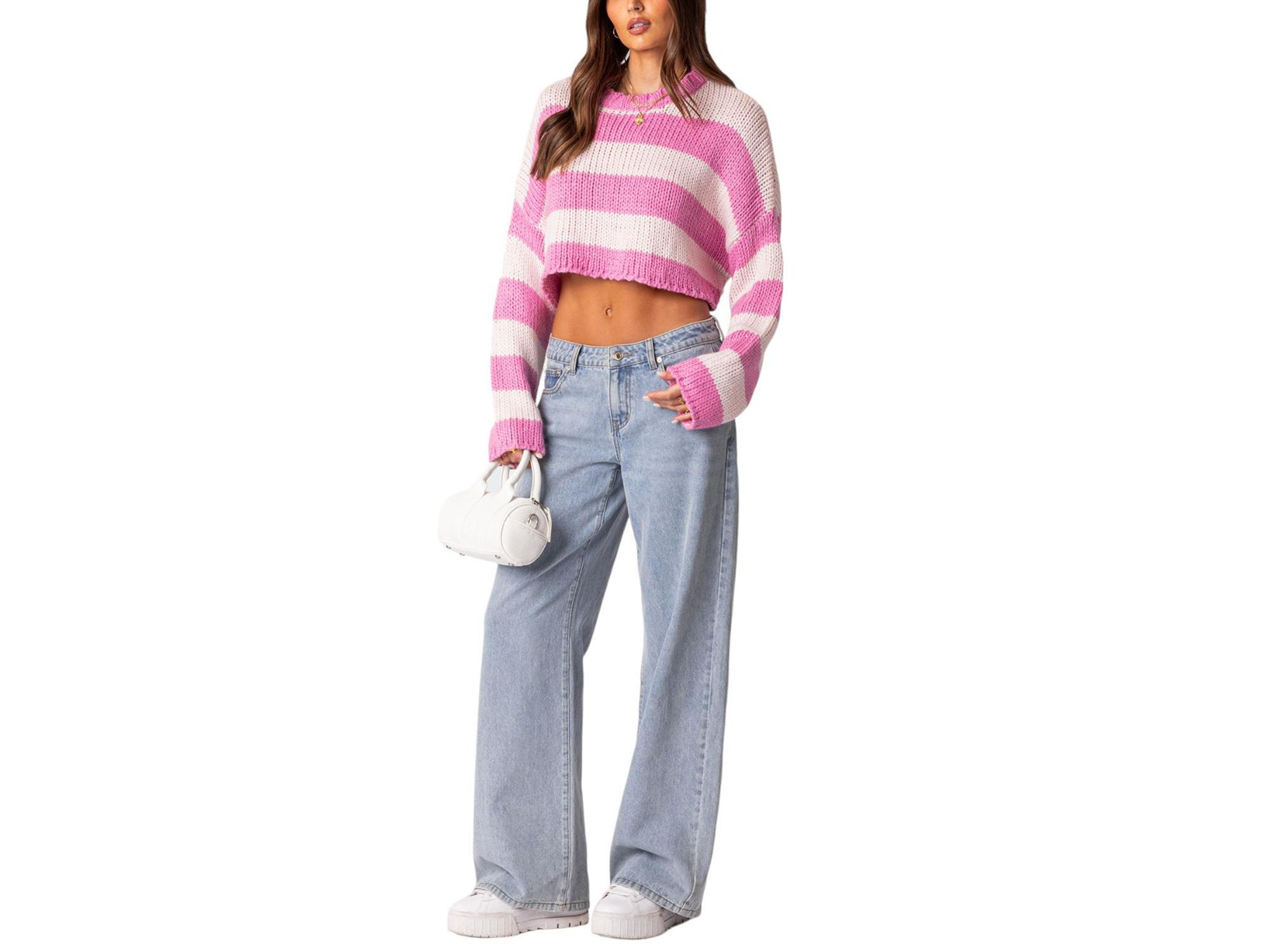 Ozzy Cropped Knitted Sweater — Image 4