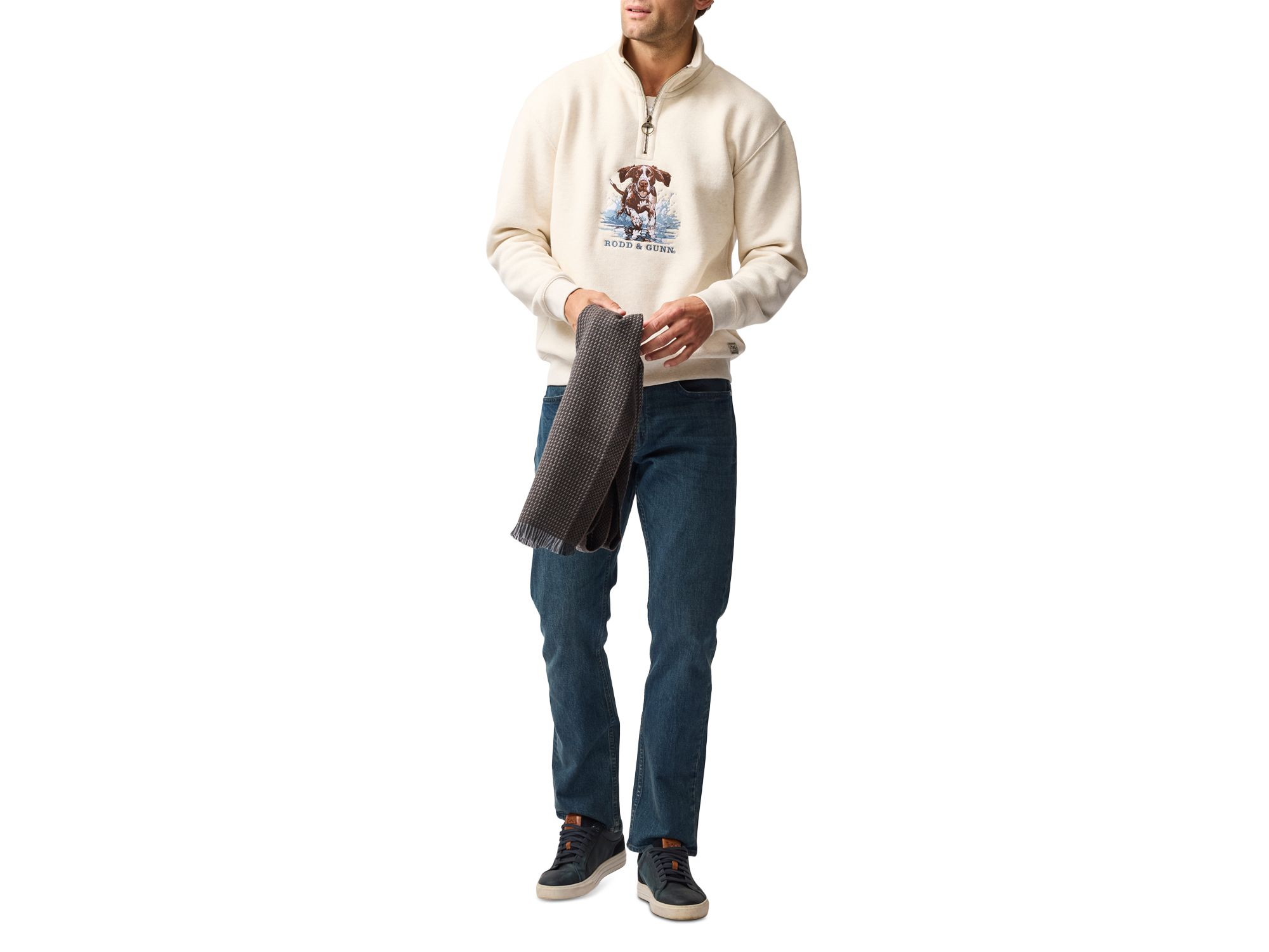 Gunner's Track Quarter Zip Sweatshirt — Image 6