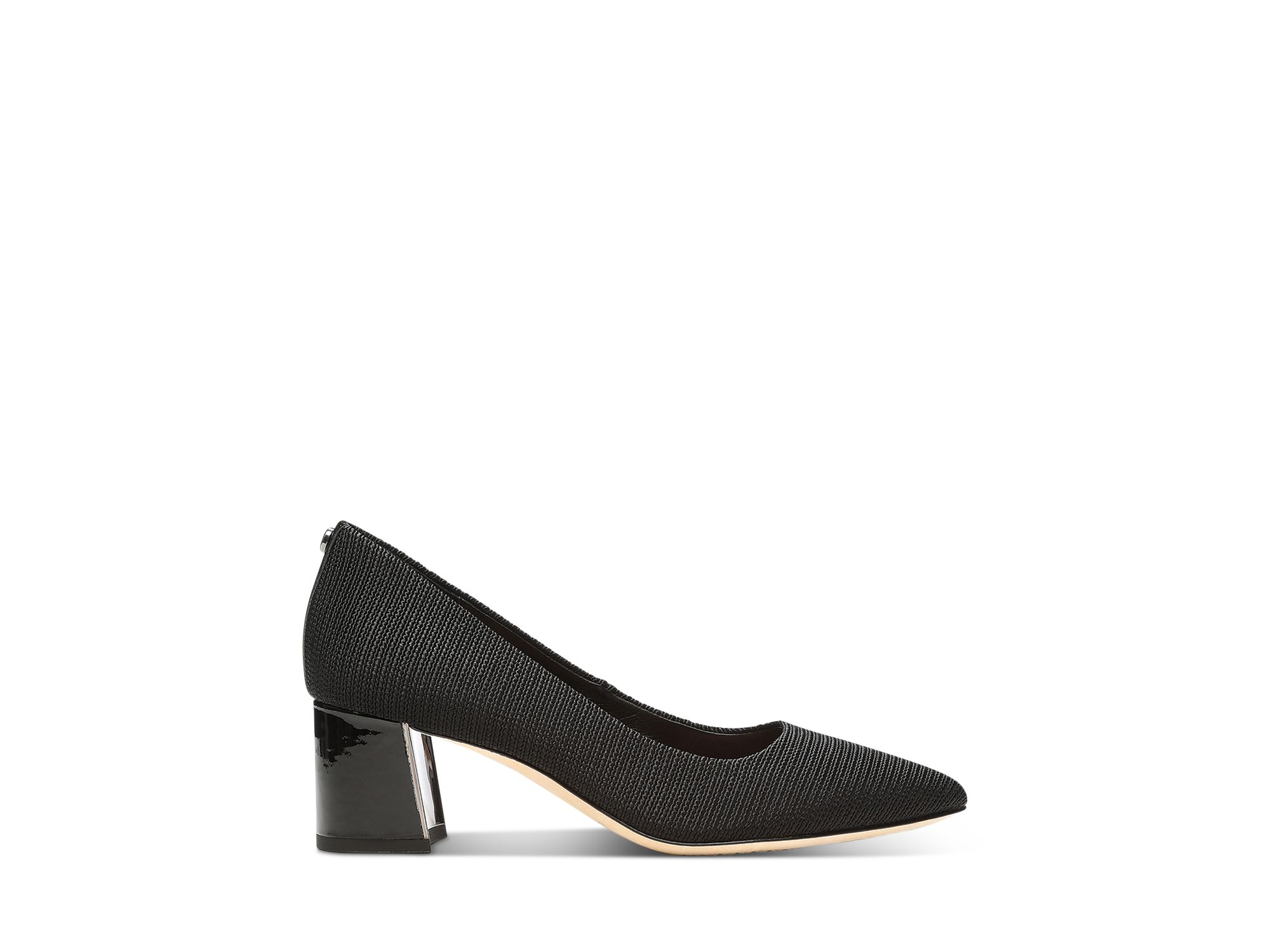Women's Pointed Toe Block Heel Pumps — Image 3