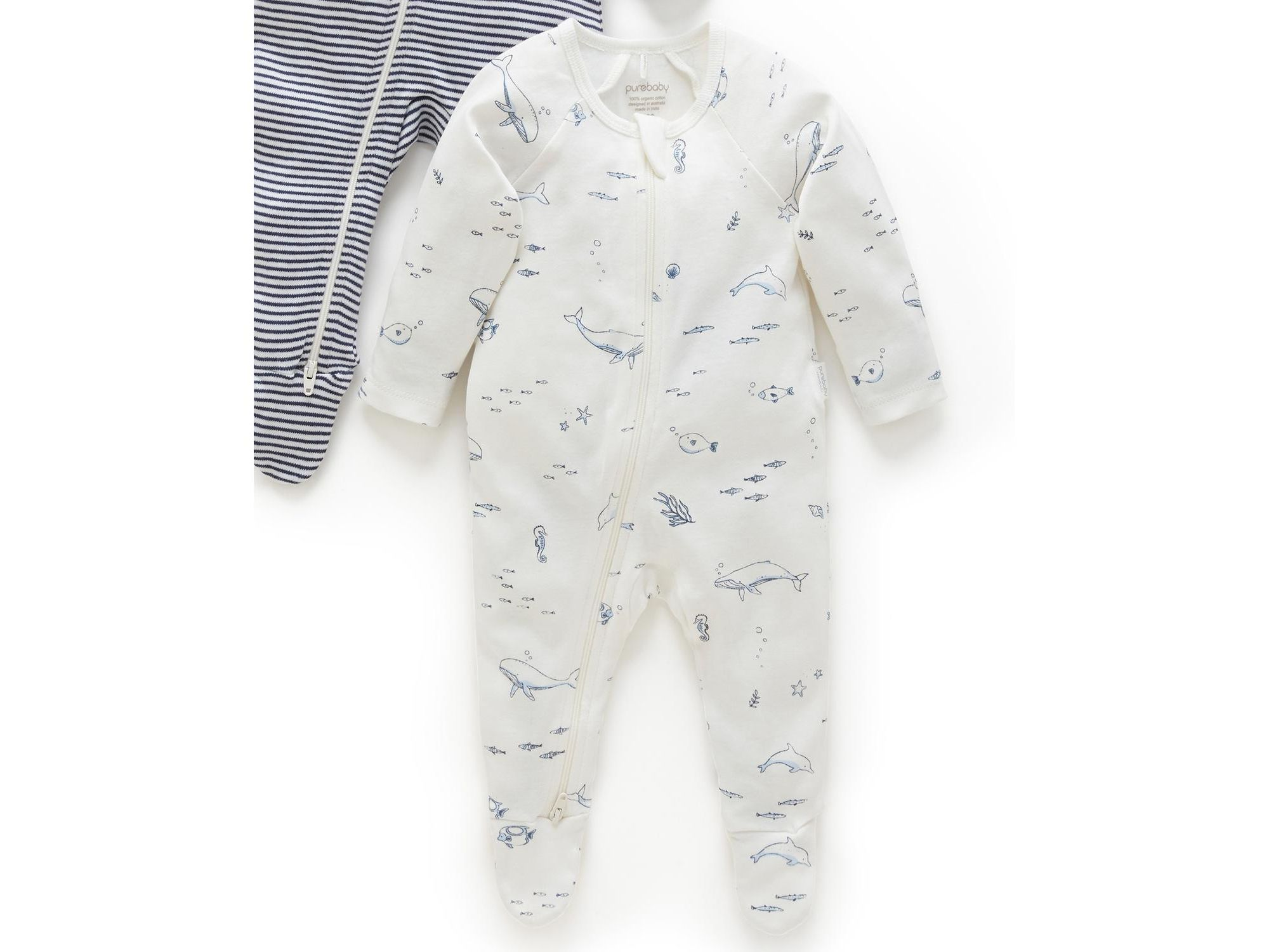 Boys' 2 Pack Zip Footie - Baby — Image 8