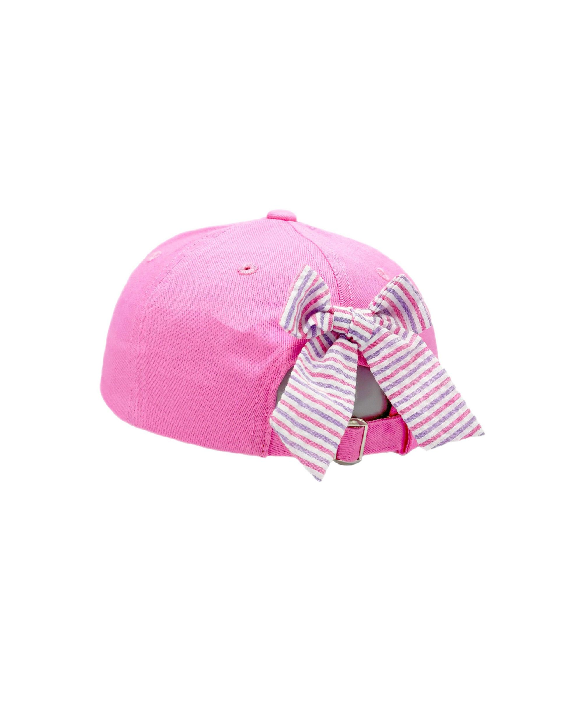 Girls' Soccer Bow Baseball Hat in Magenta - Little Kid — Image 6