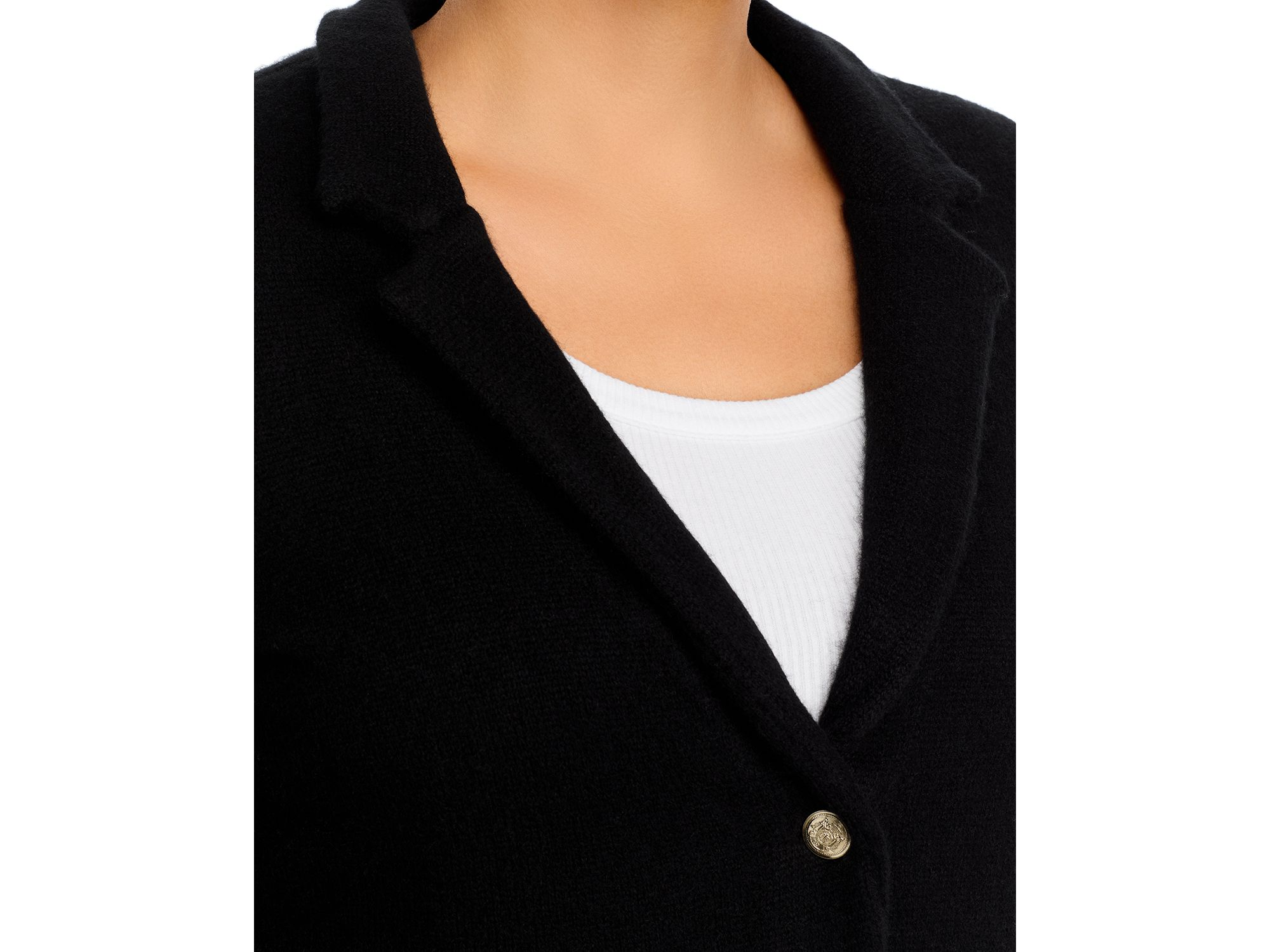 100% Cashmere Notch Lapel Blazer - Exclusive — Image 5