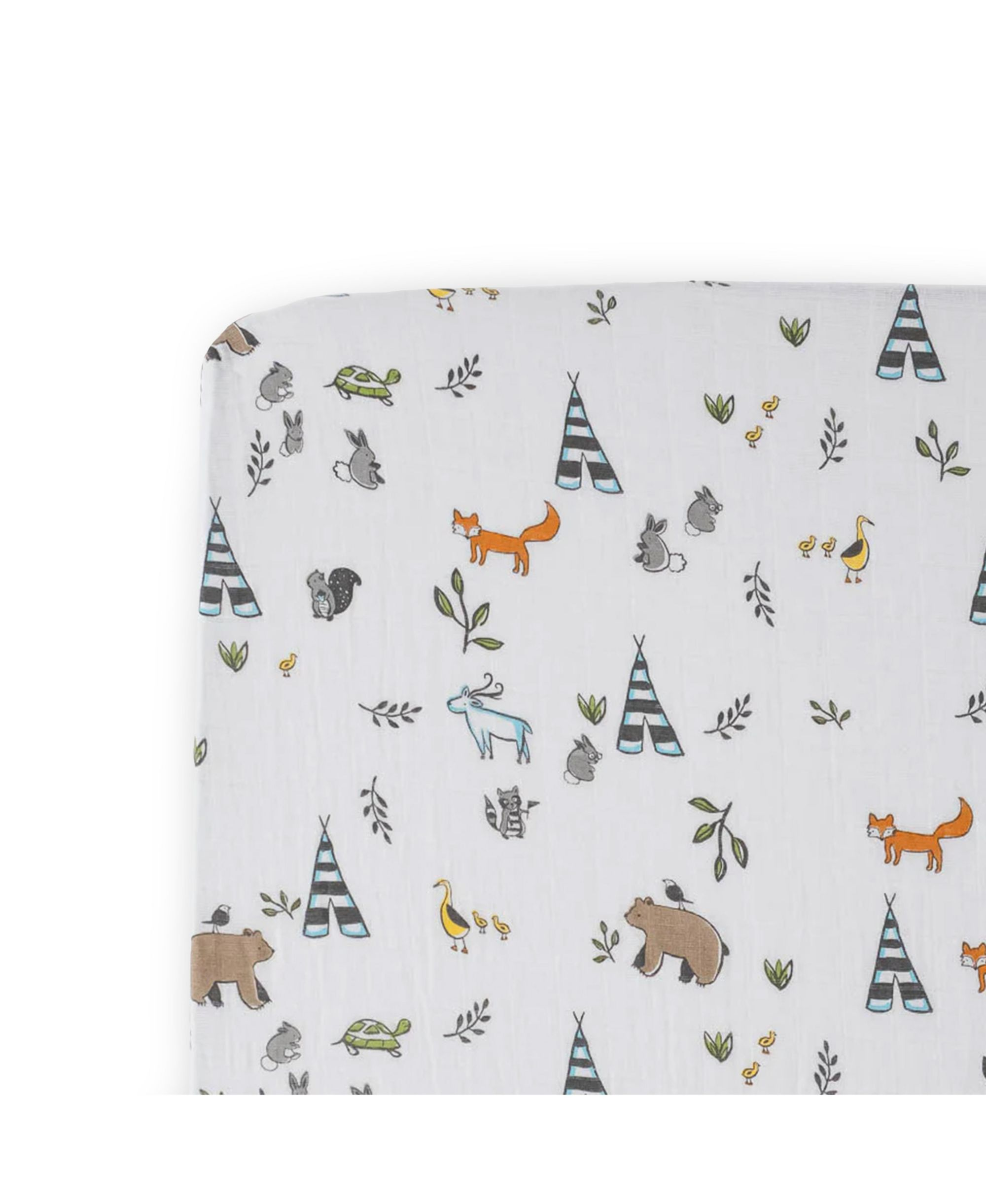 Unisex Cotton Muslin Crib Sheet - Baby — Image 7