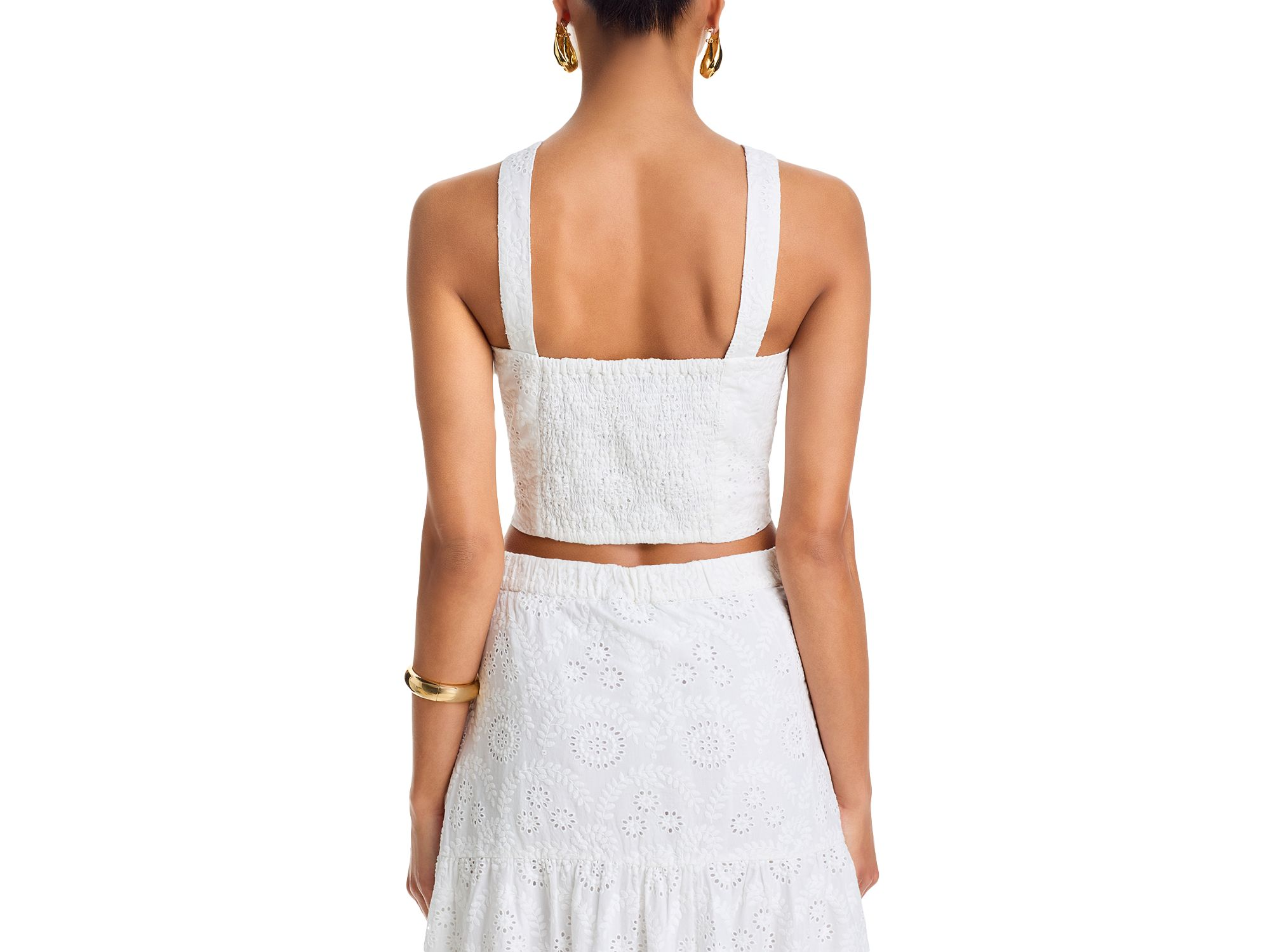 Svea Eyelet Cropped Top — Image 3