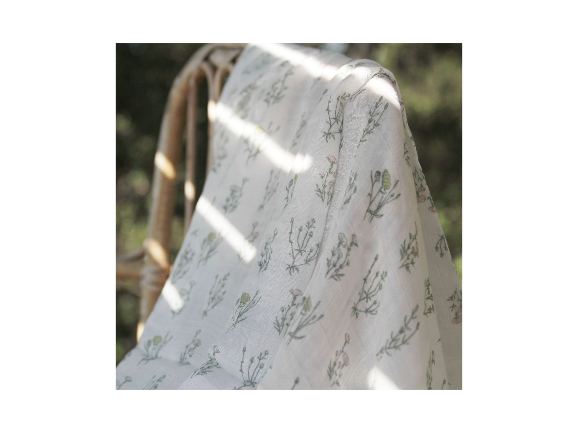 French Floral Silky Swaddles, Pack of 3 — Image 5