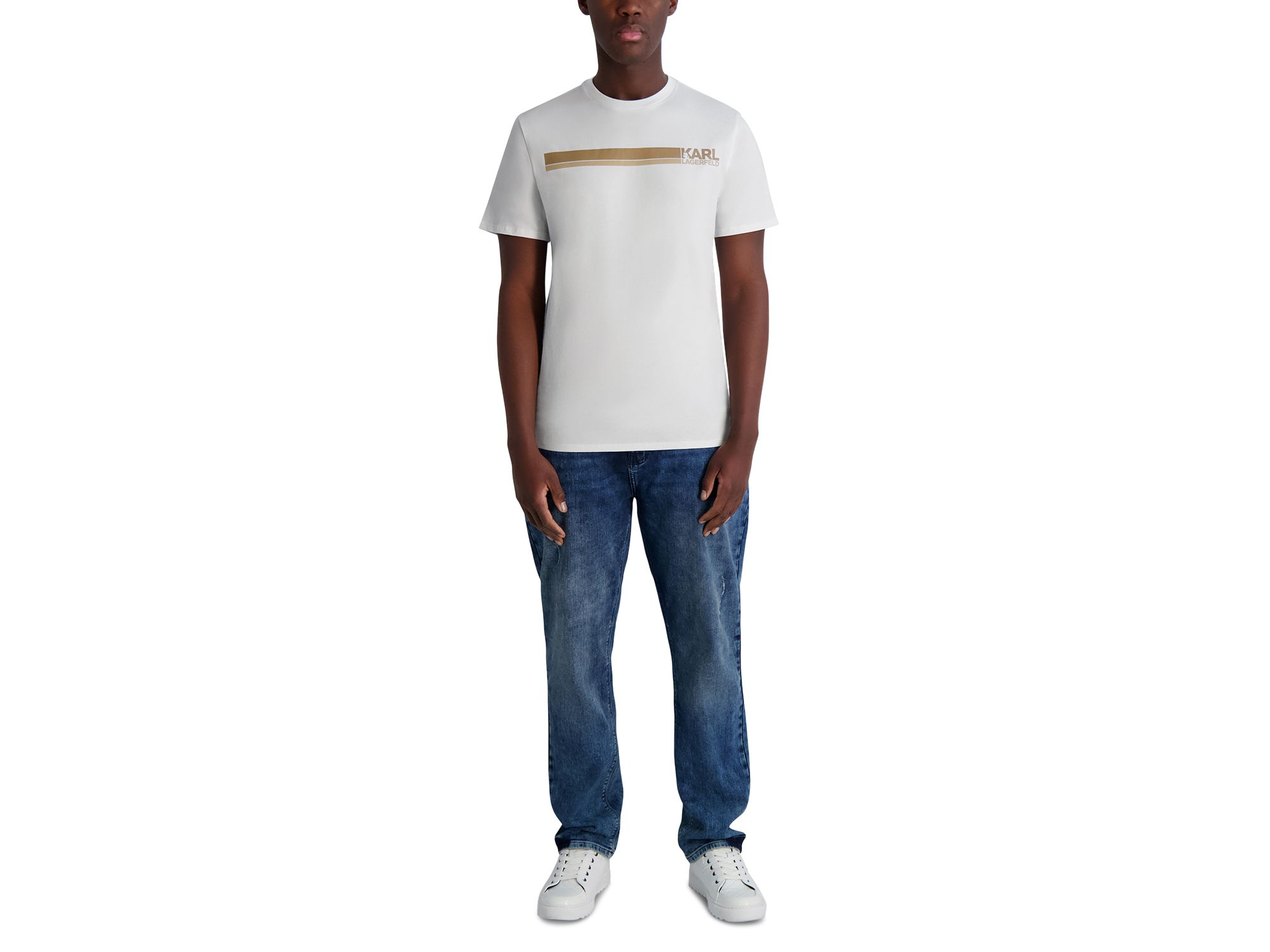Race Stripe Slim Fit Logo Tee — Image 3