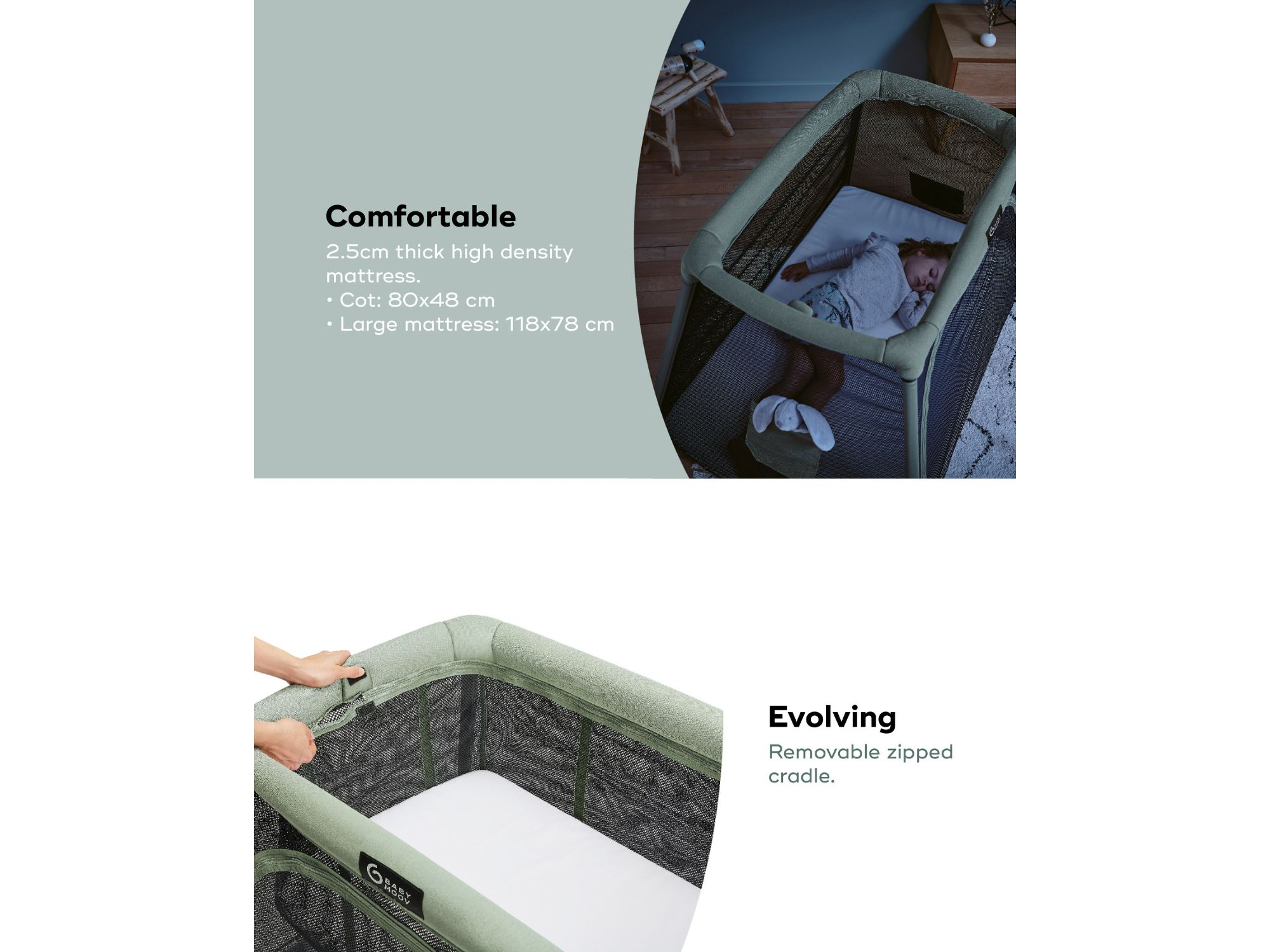 3 in 1 Travel Crib — Image 5