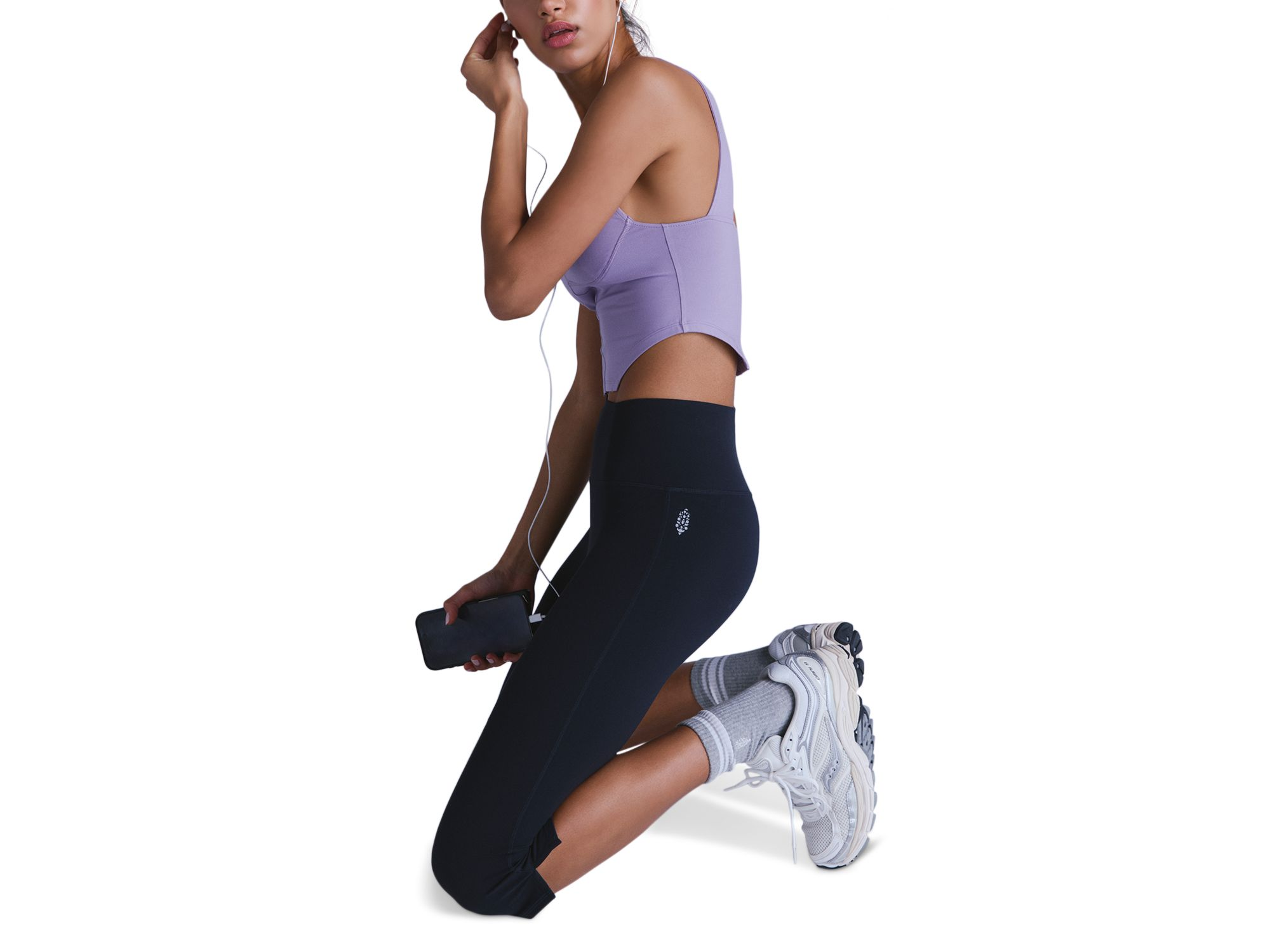 Never Better Mini Flare Cropped Leggings — Image 3