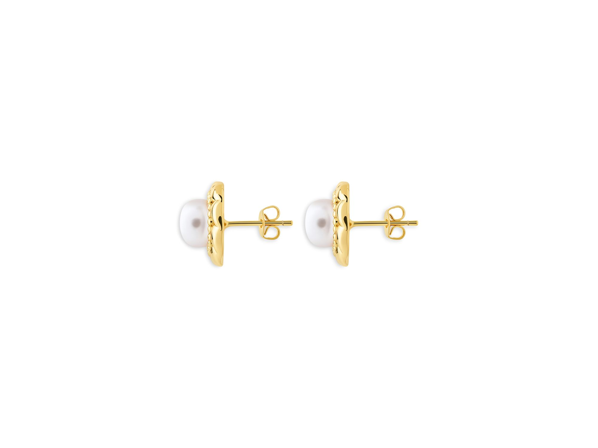 Eudora Imitation Pearl Stud Earrings — Image 4