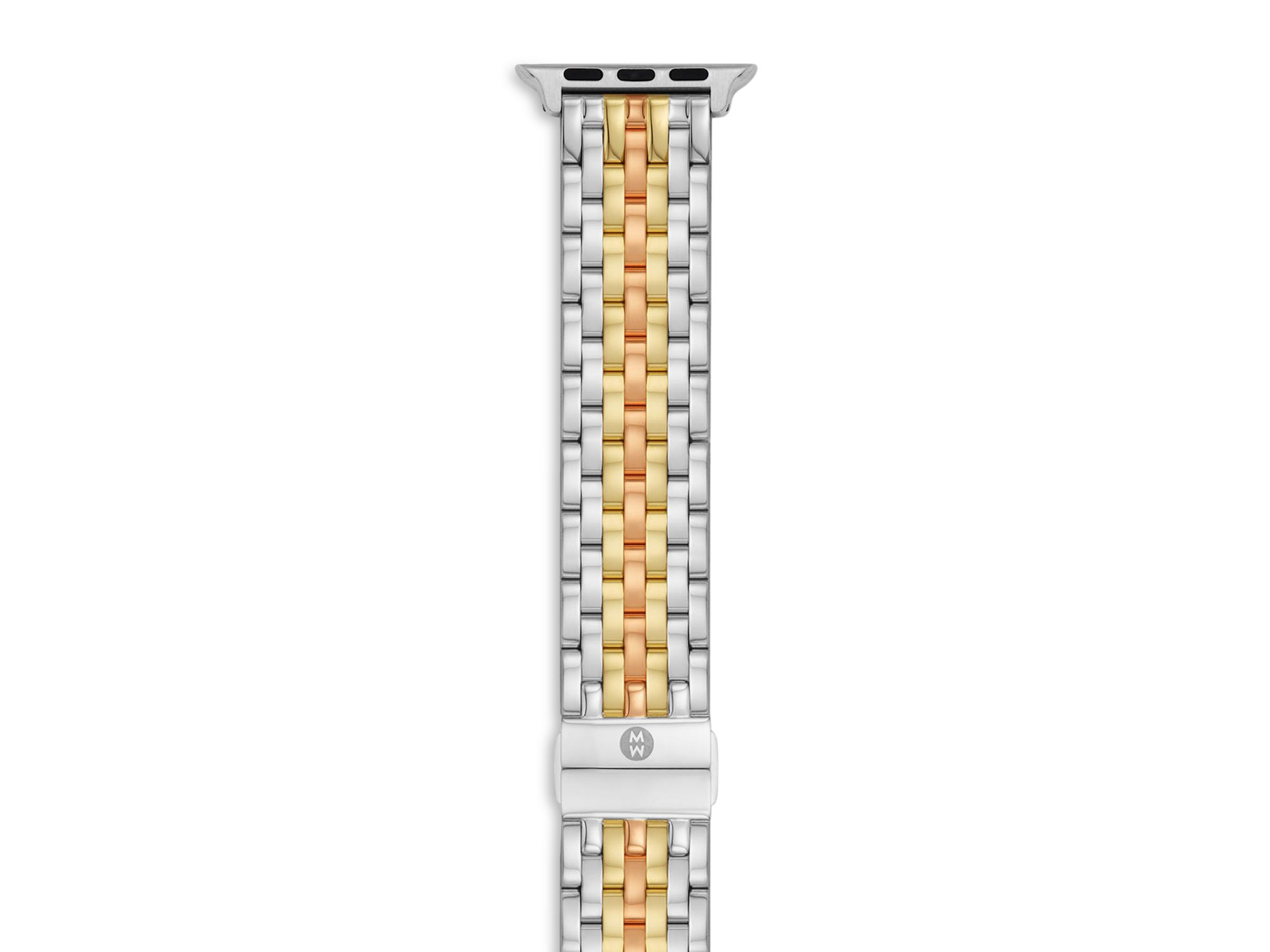 Apple Watch® Tri-Tone 18K Gold-Plated Bracelet, 38-49mm — Image 4