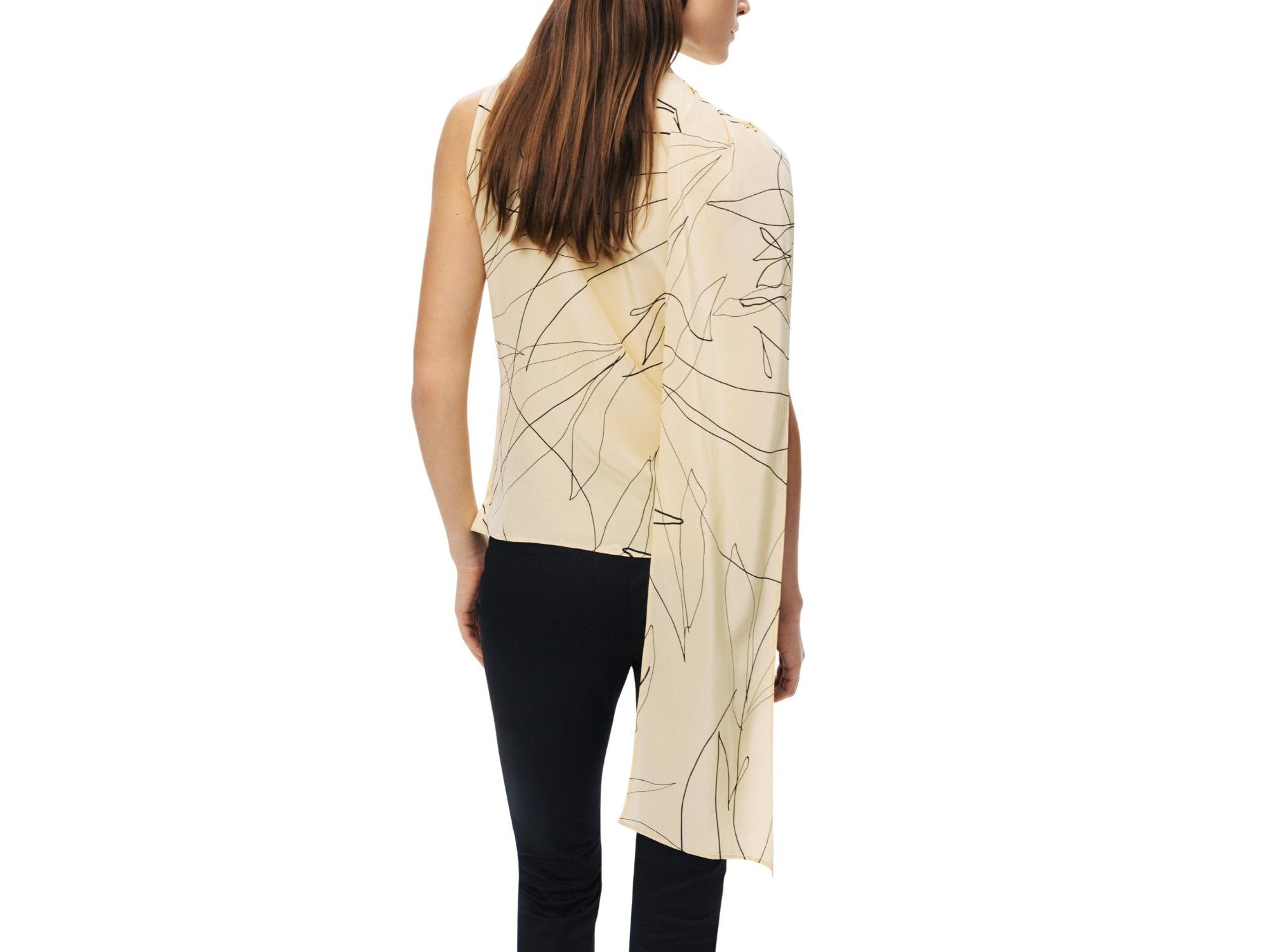 Shawl Detail Blouse — Image 6