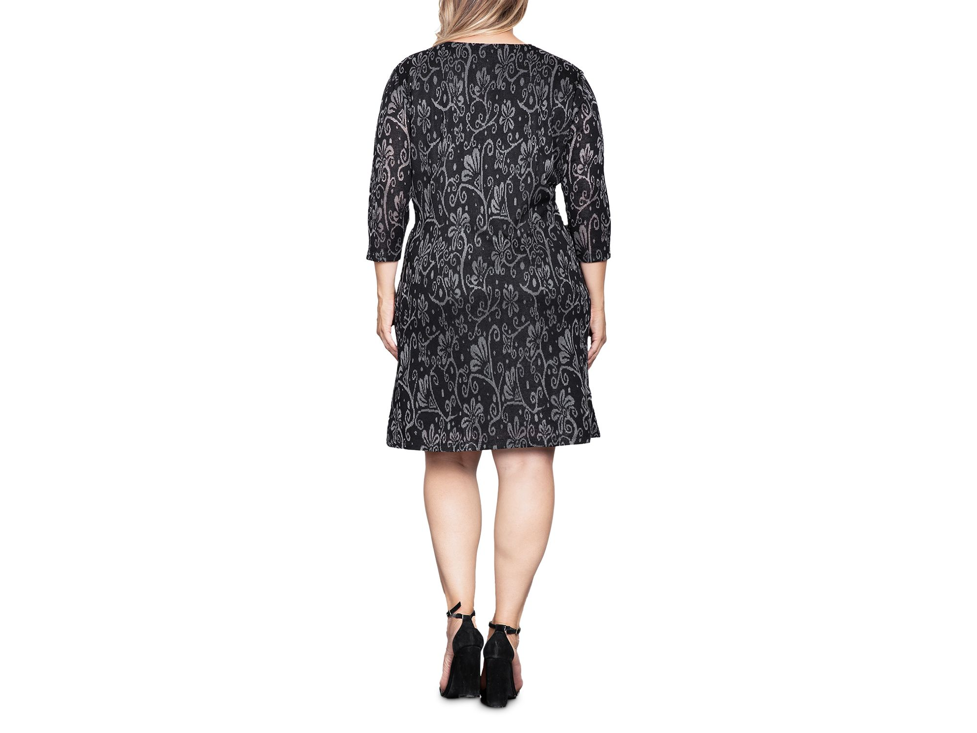 Printed Shift Dress — Image 3