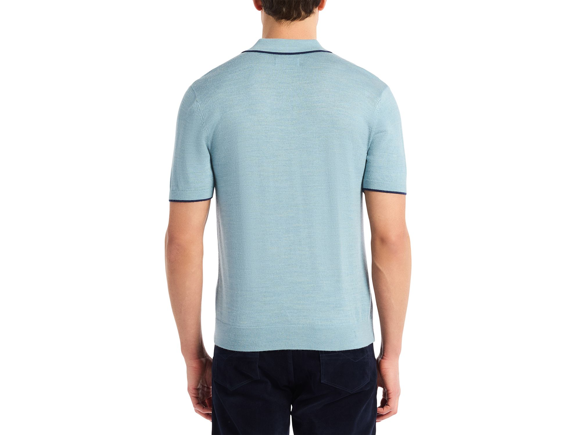 Edvan Sweater Polo Shirt — Image 5