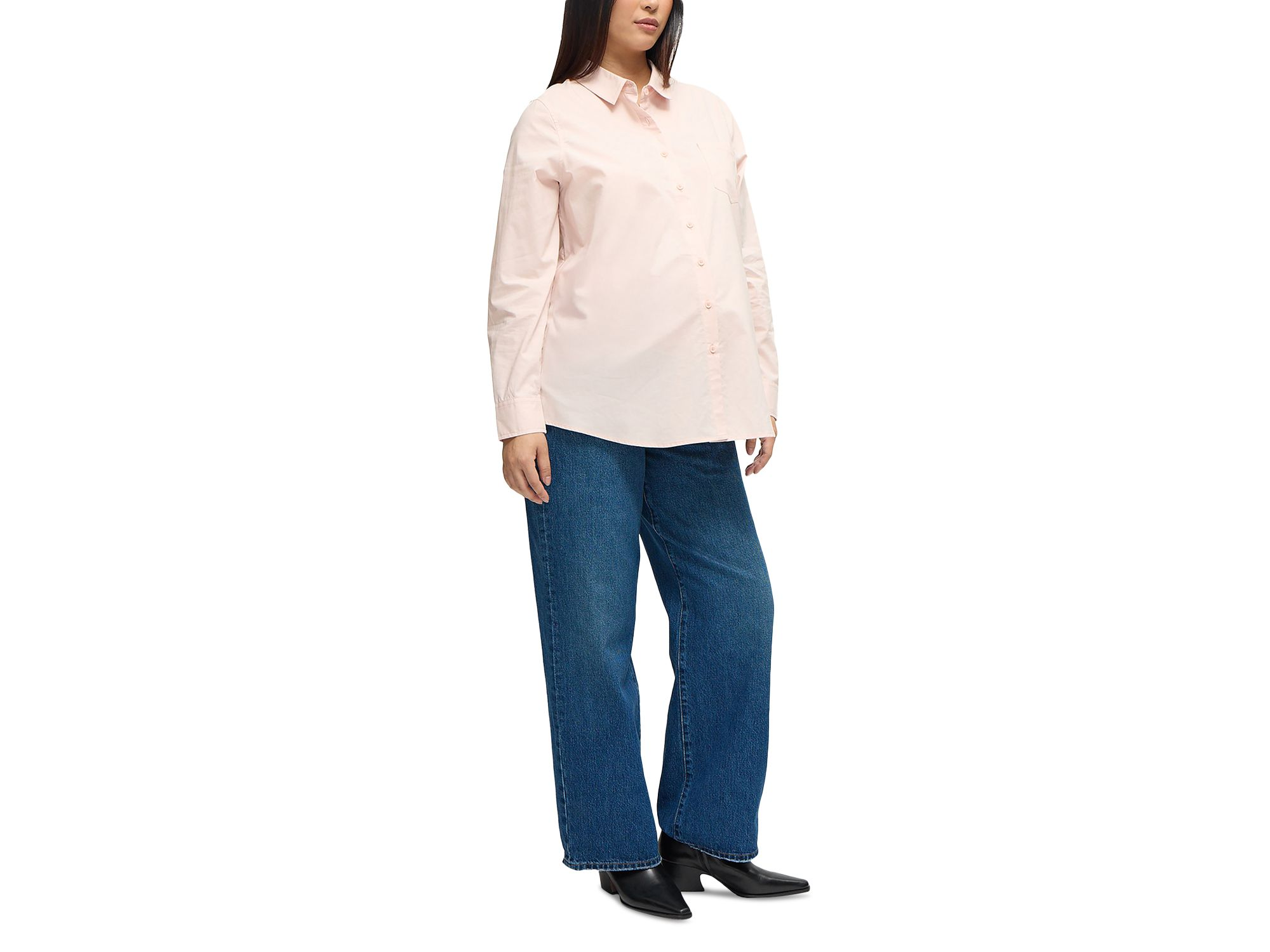 Button Down Maternity Shirt — Image 5