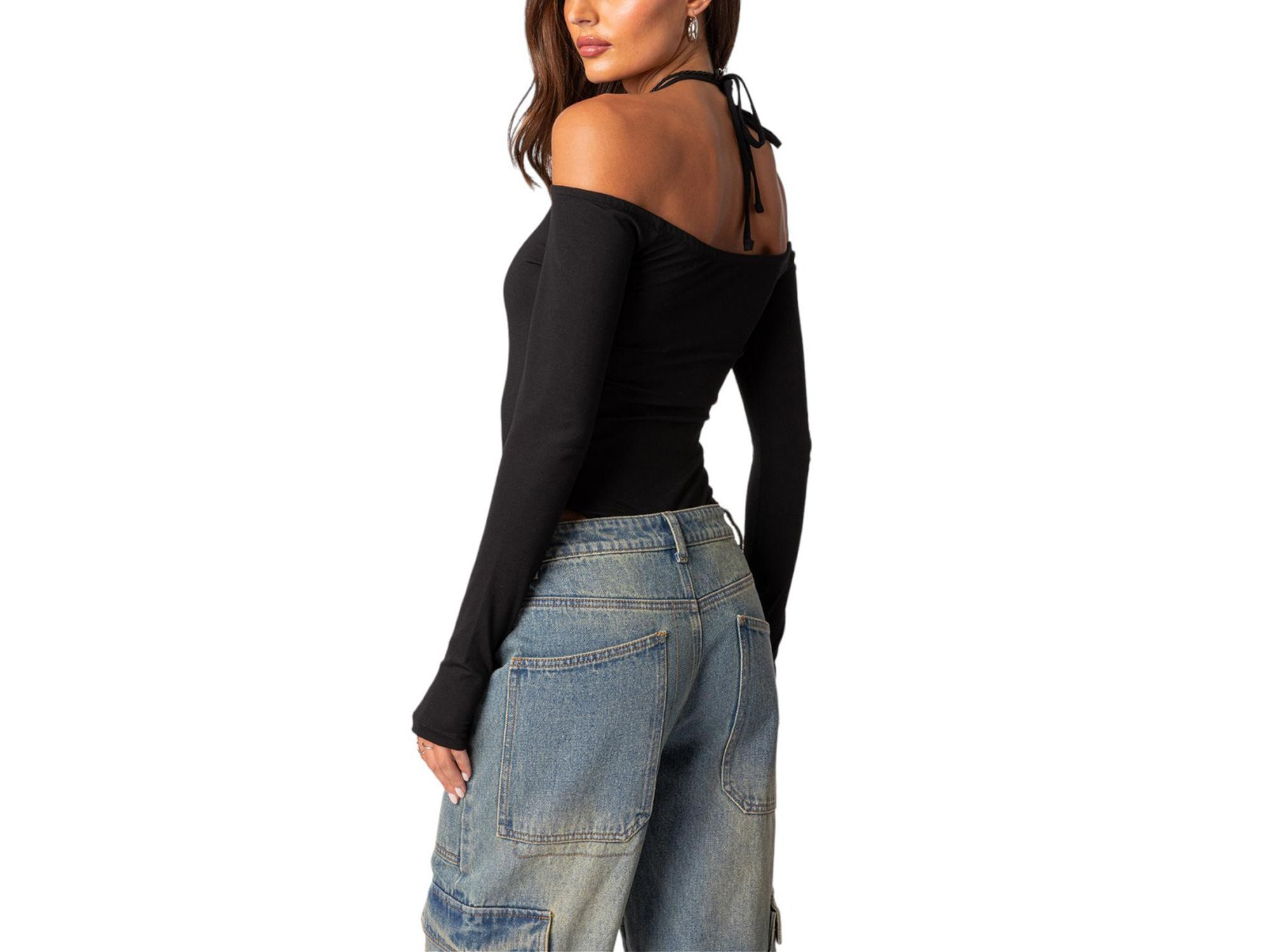 Model Off Duty Ribbed Bodysuit — Image 3