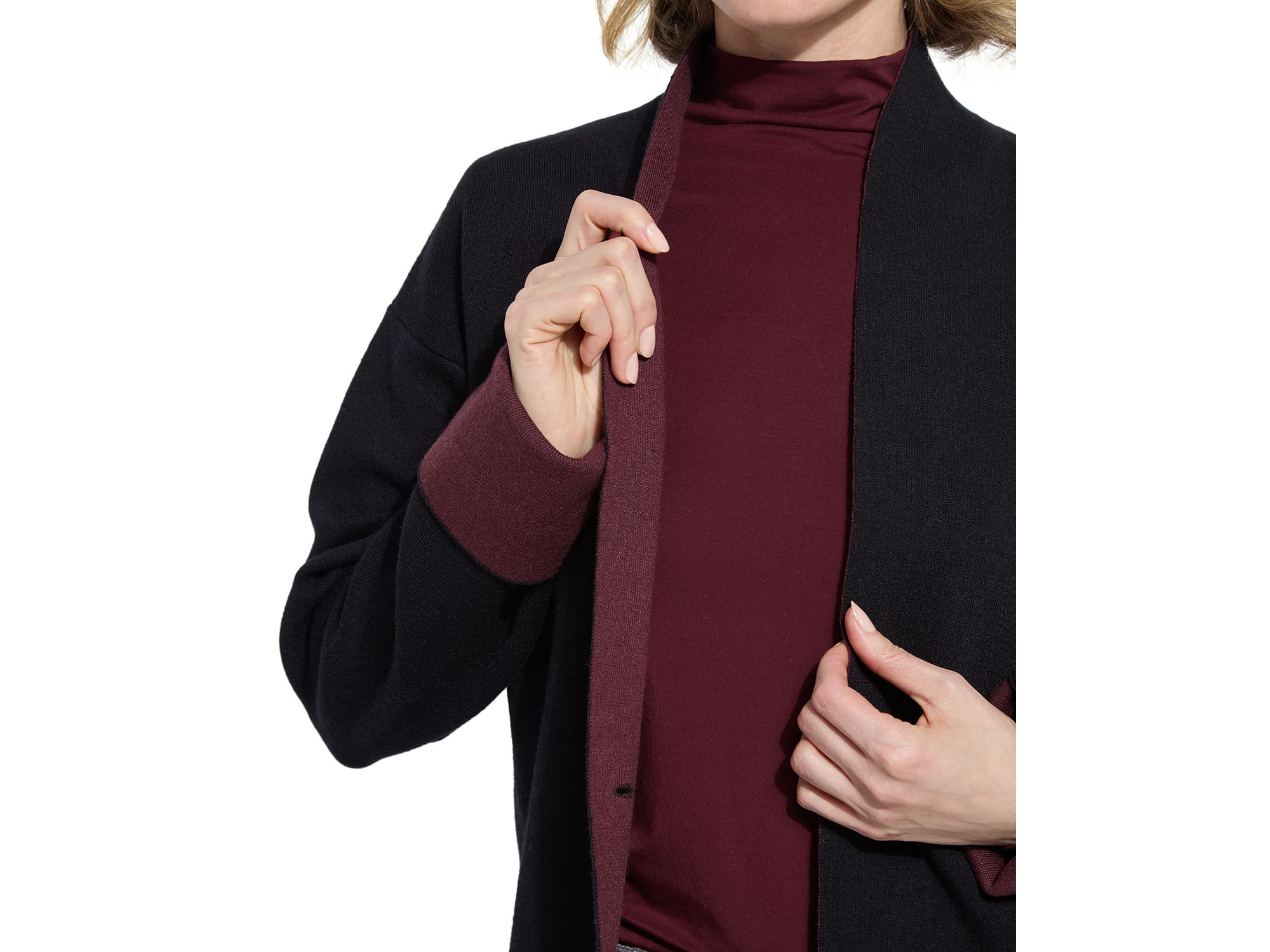 Nicolette Double Faced Cardigan — Image 4